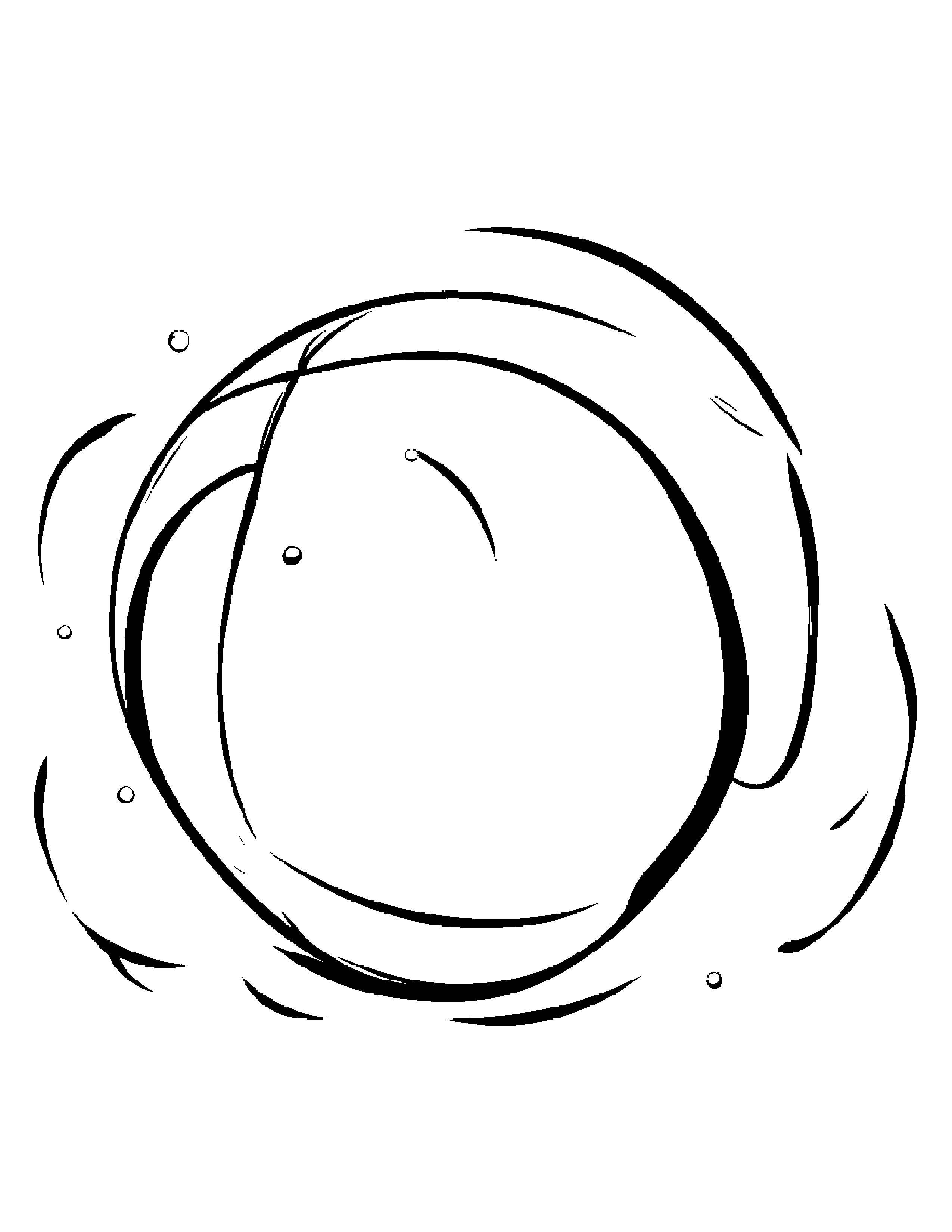 Bubbly Basketball #3 Coloring Page (Free Printable PDF)