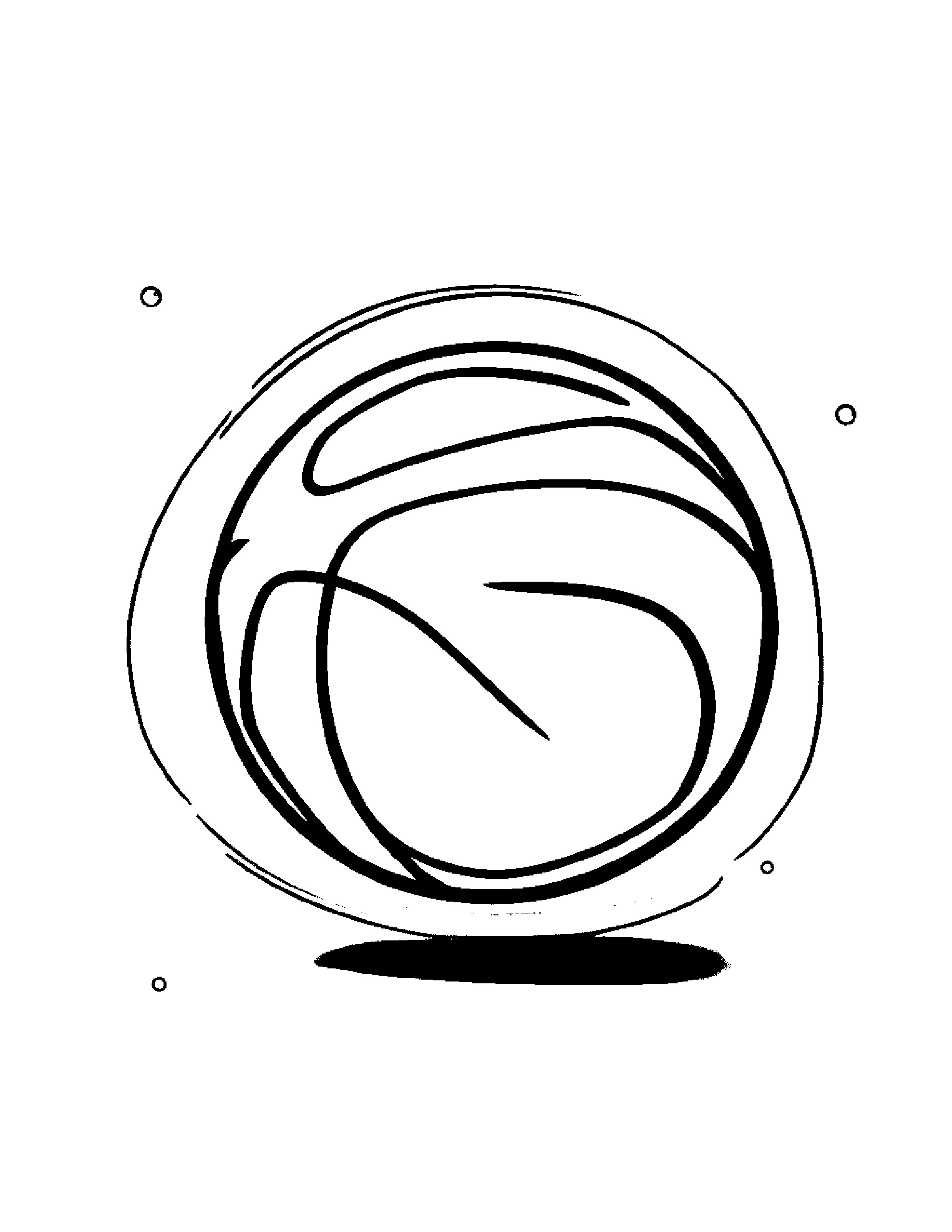 Bubbly Basketball #5 Coloring Page (Free Printable PDF)