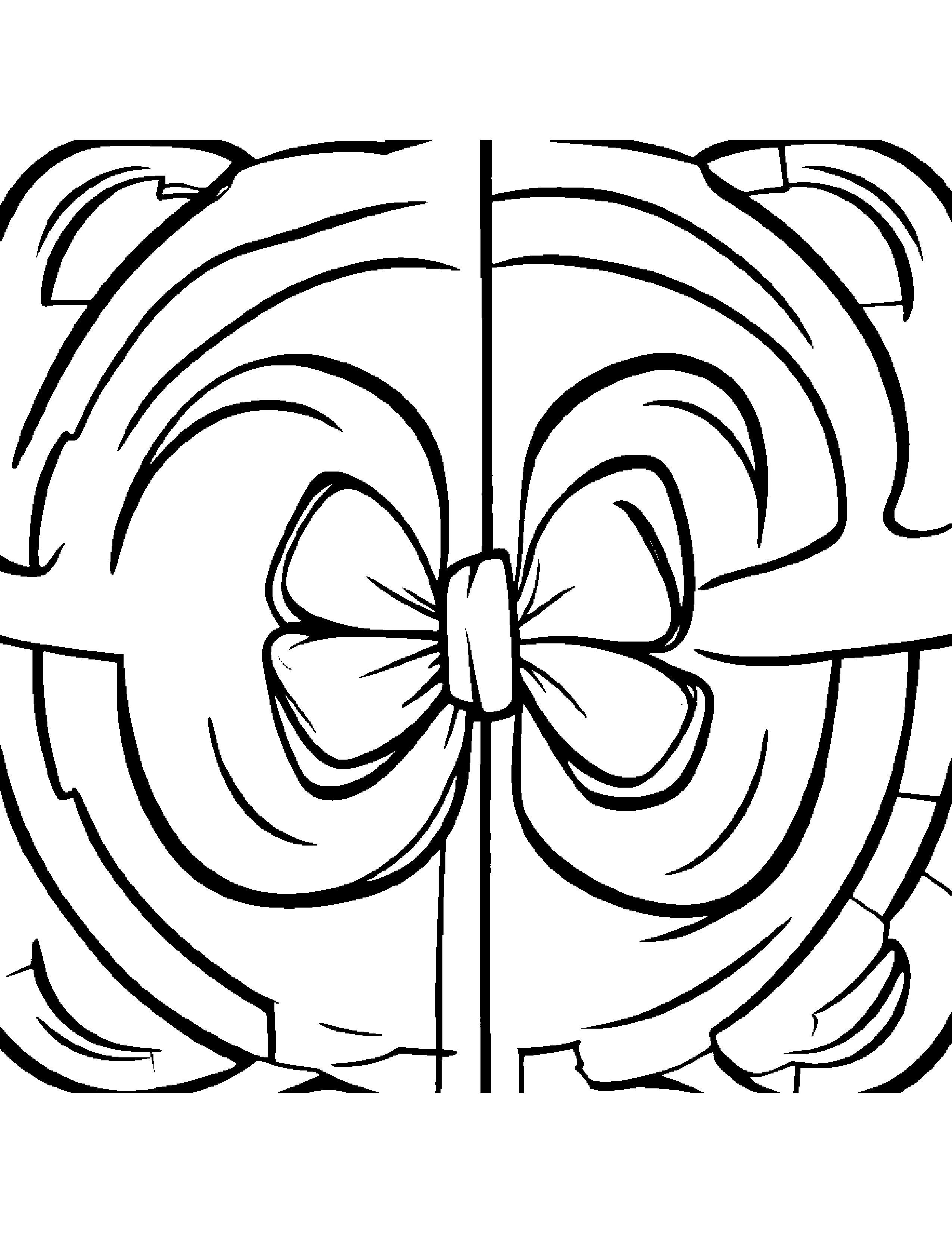 Puzzle Piece Learning To Tie A Bow #3 Coloring Page (Free Printable PDF)