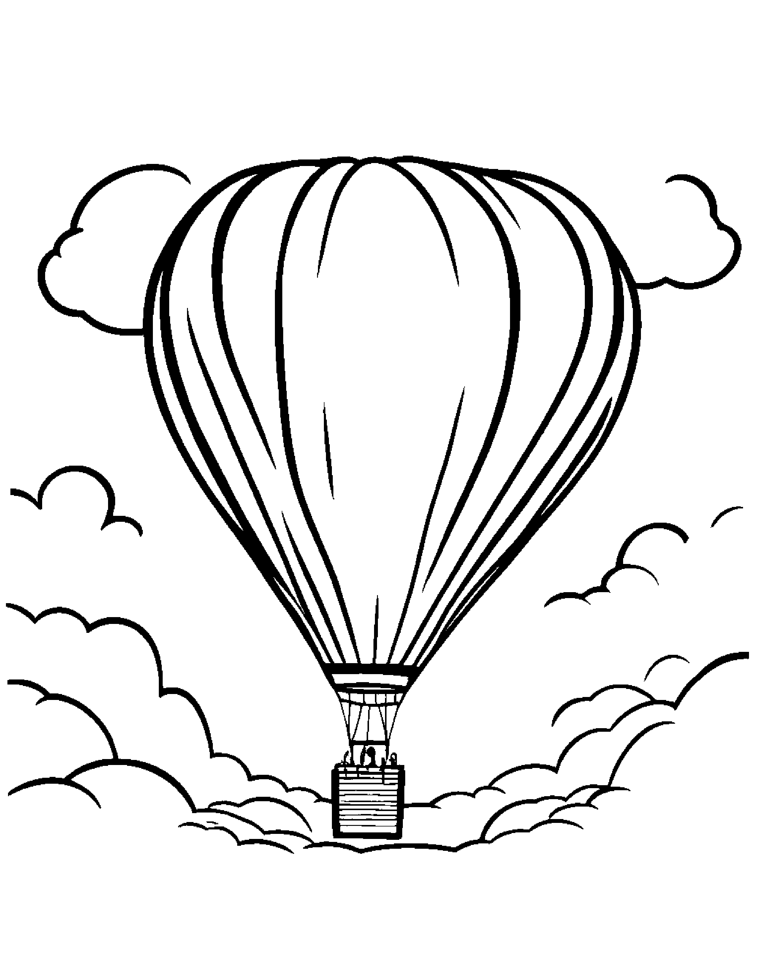 Balloon Coloring #3 Coloring Page (Free Printable PDF)