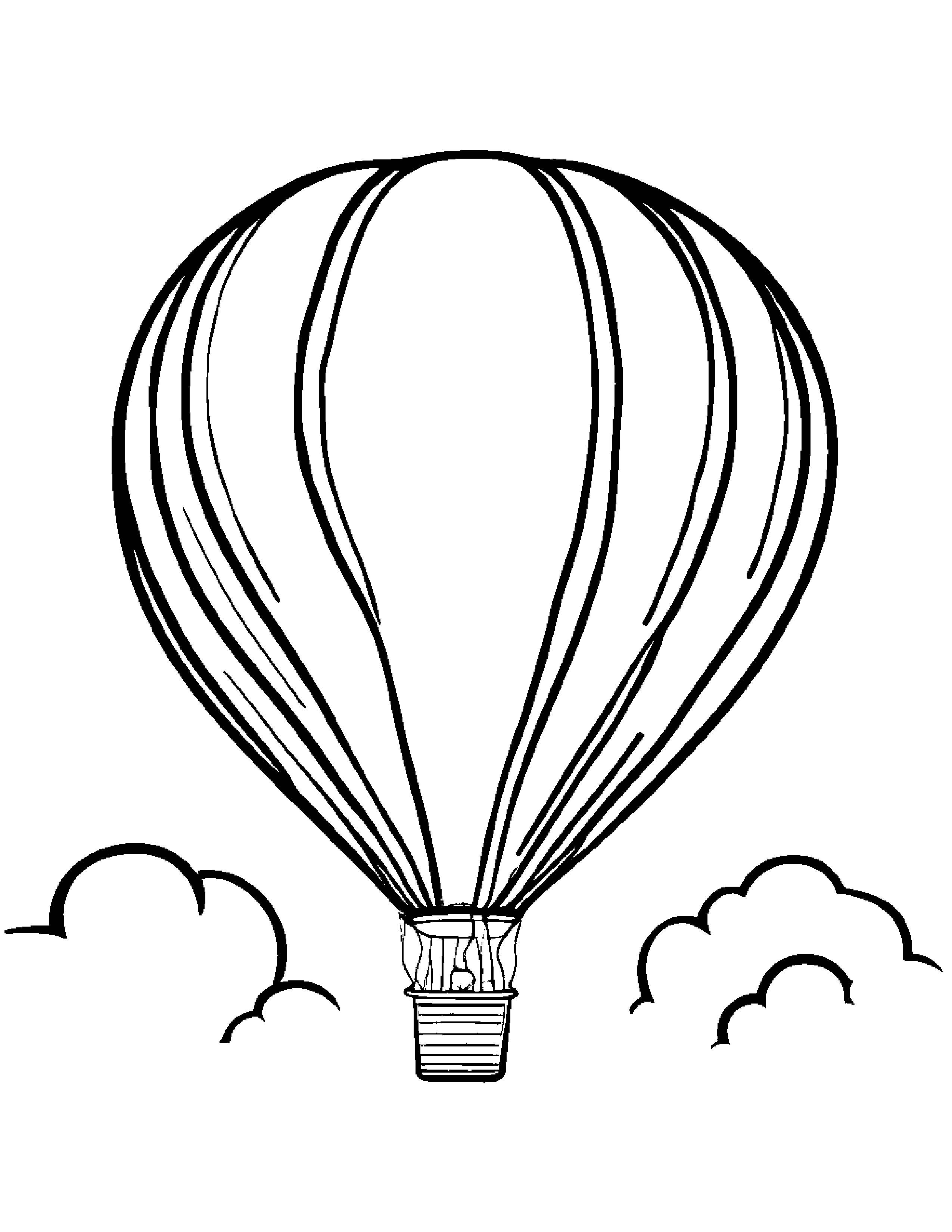 Balloon Coloring Coloring Page (Free Printable PDF)