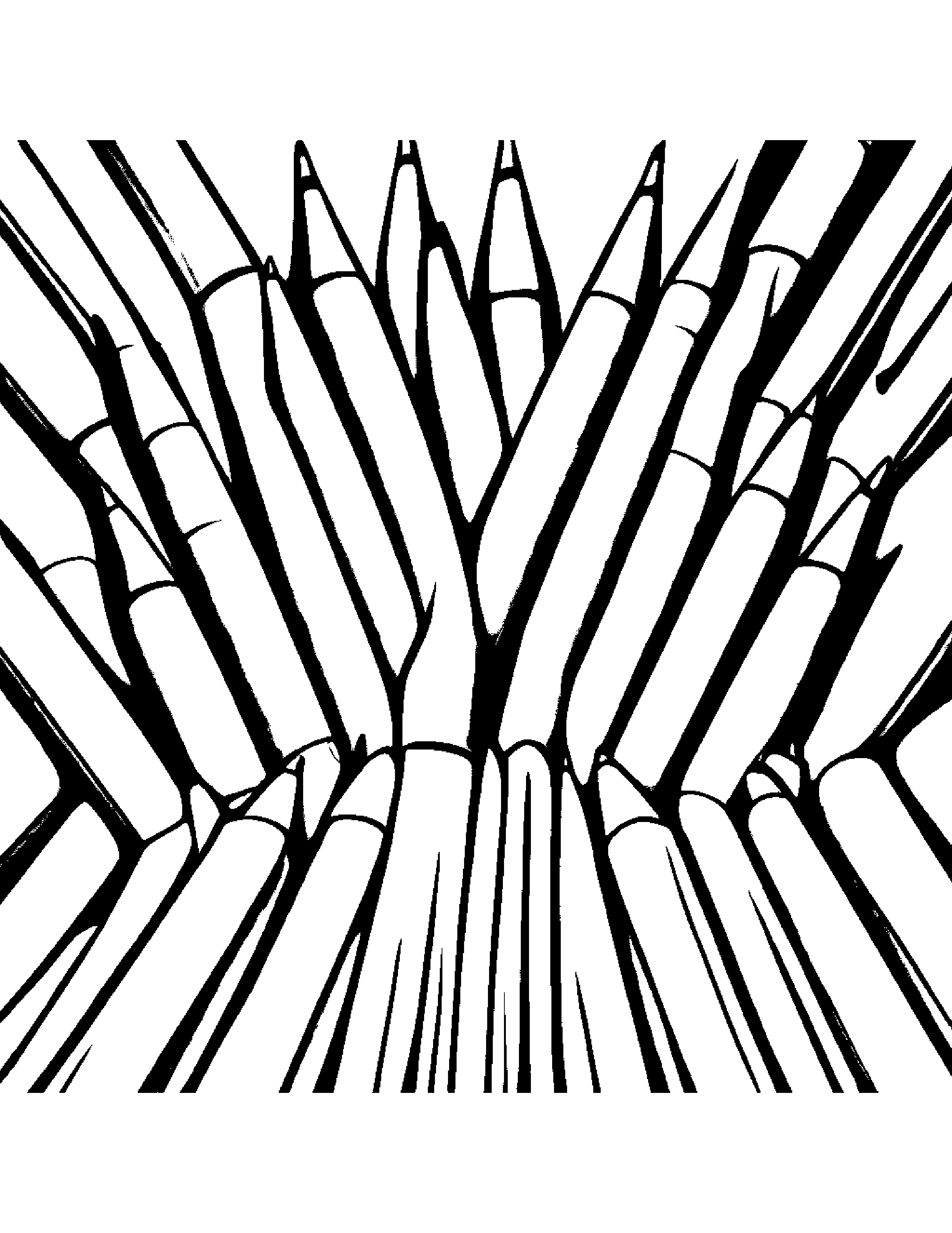 Crayons Sharing #5 Coloring Page (Free Printable PDF)