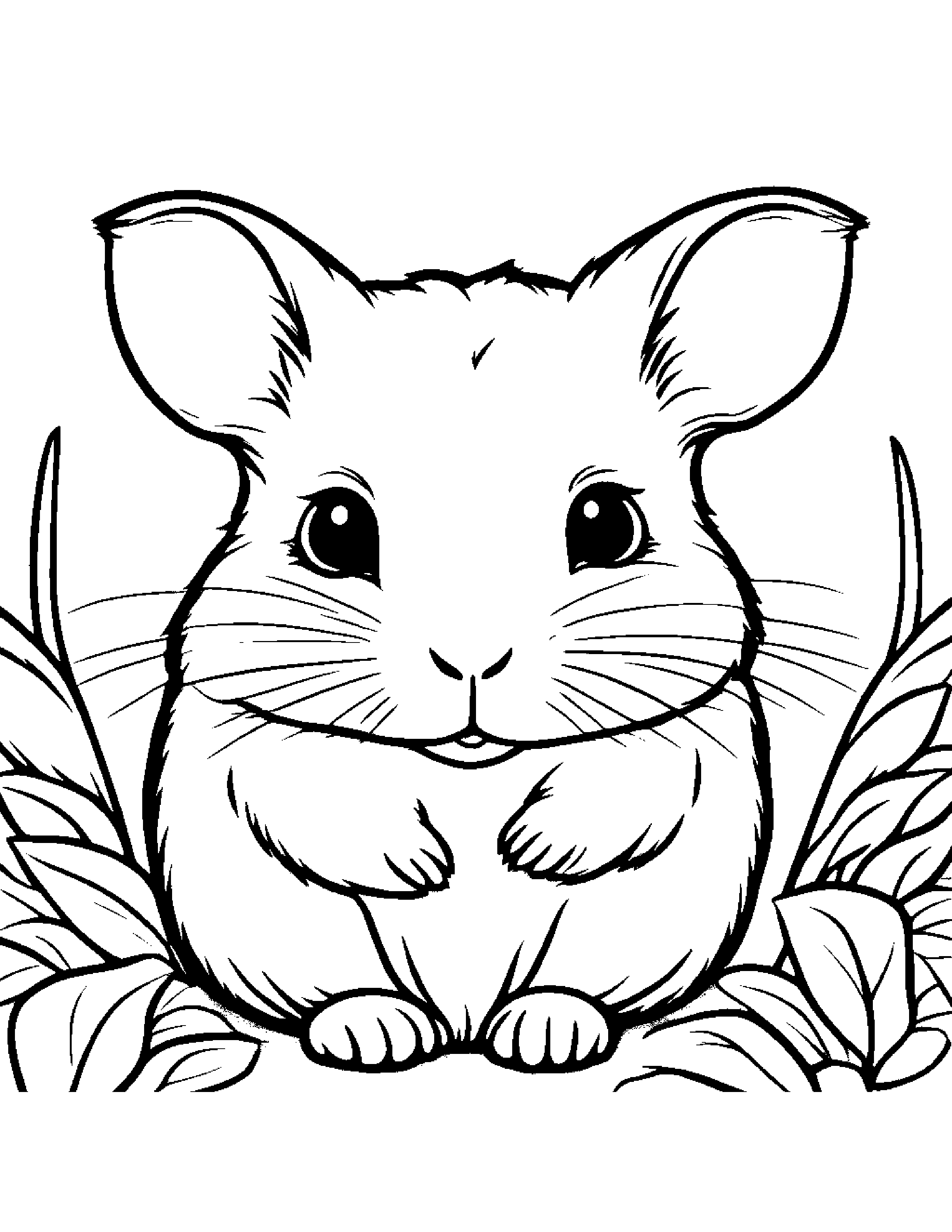 Helpful Hamster Coloring #3 Coloring Page (Free Printable PDF)