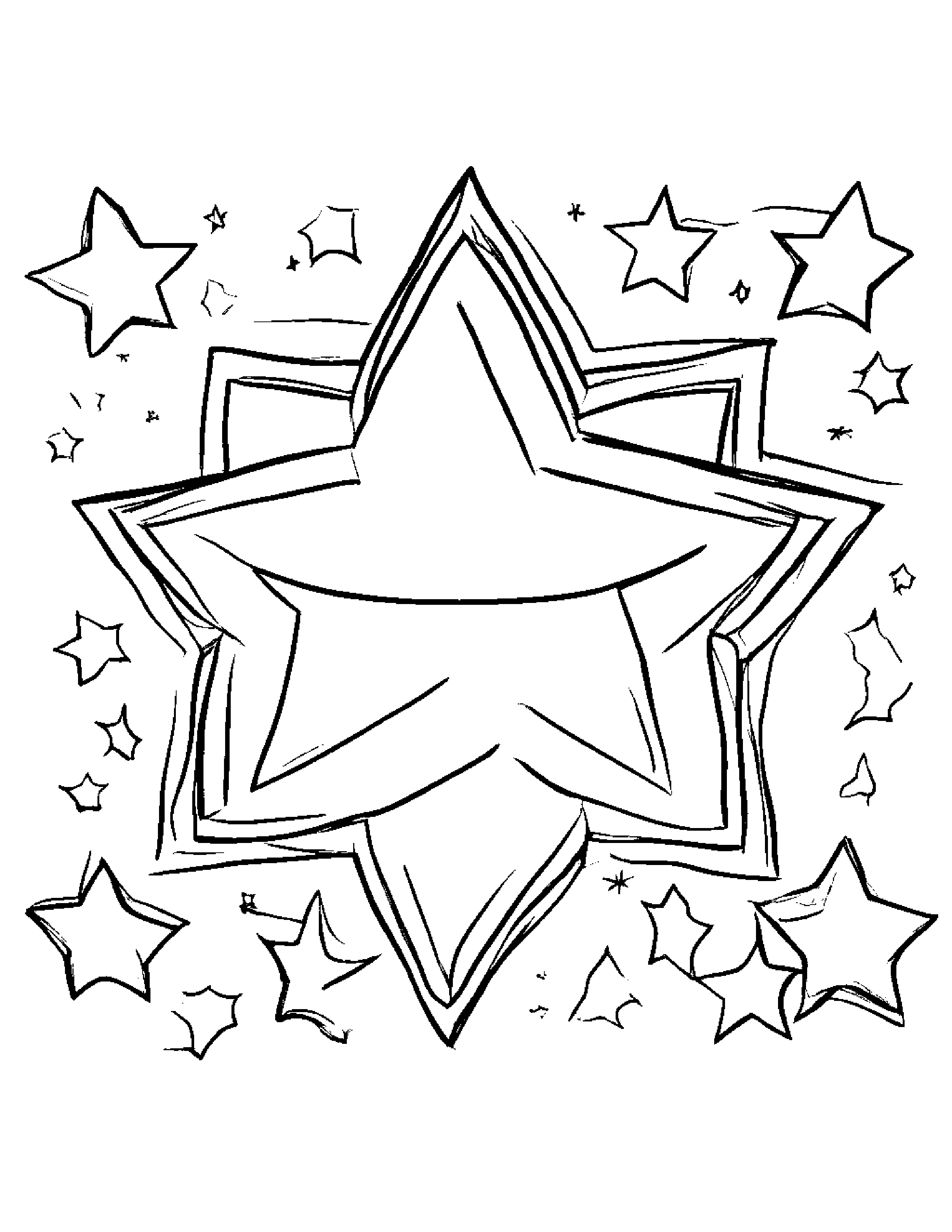 Lunchbox Painting A Star Coloring Page (Free Printable PDF)