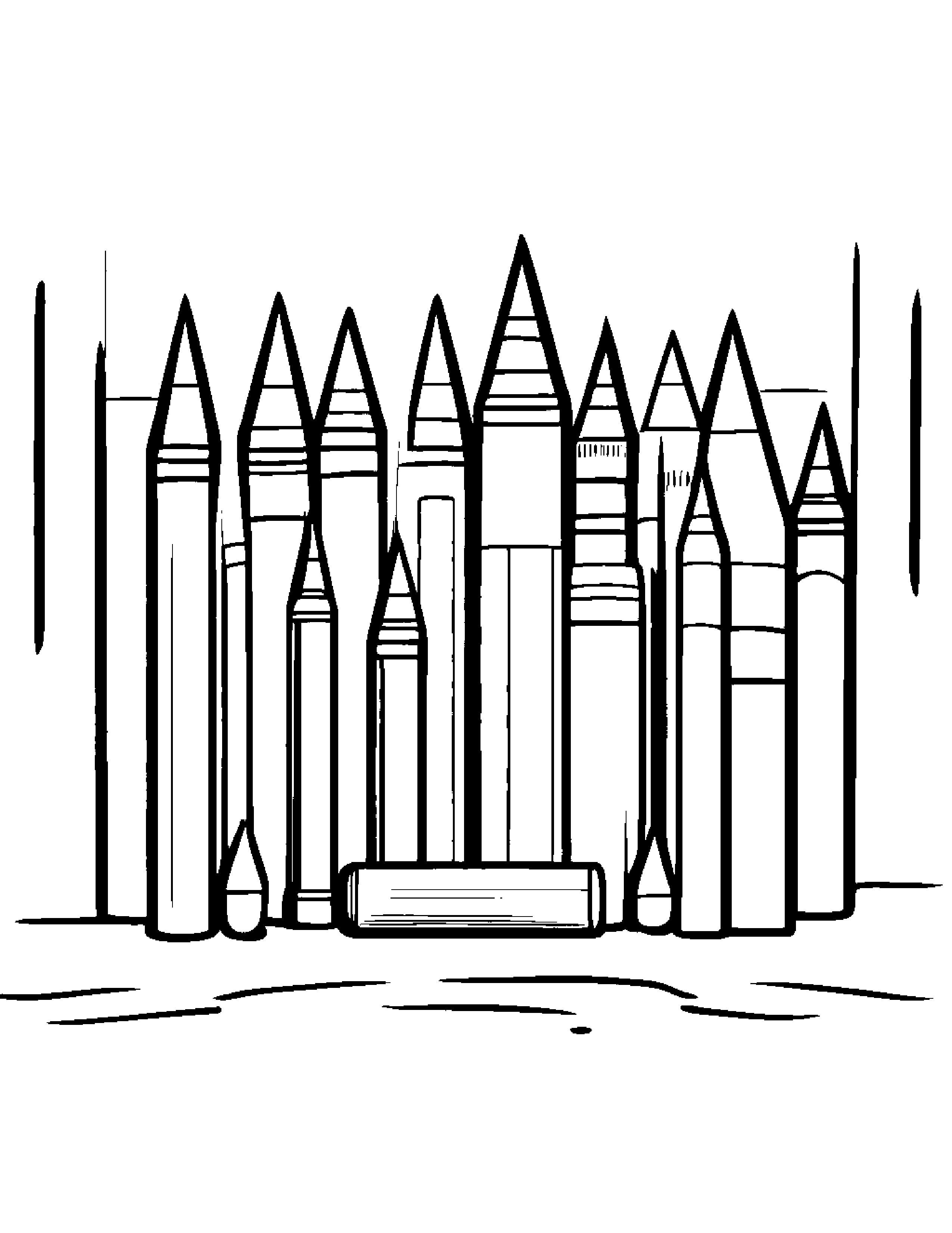 Quiet Crayons At The Playground #3 Coloring Page (Free Printable PDF)