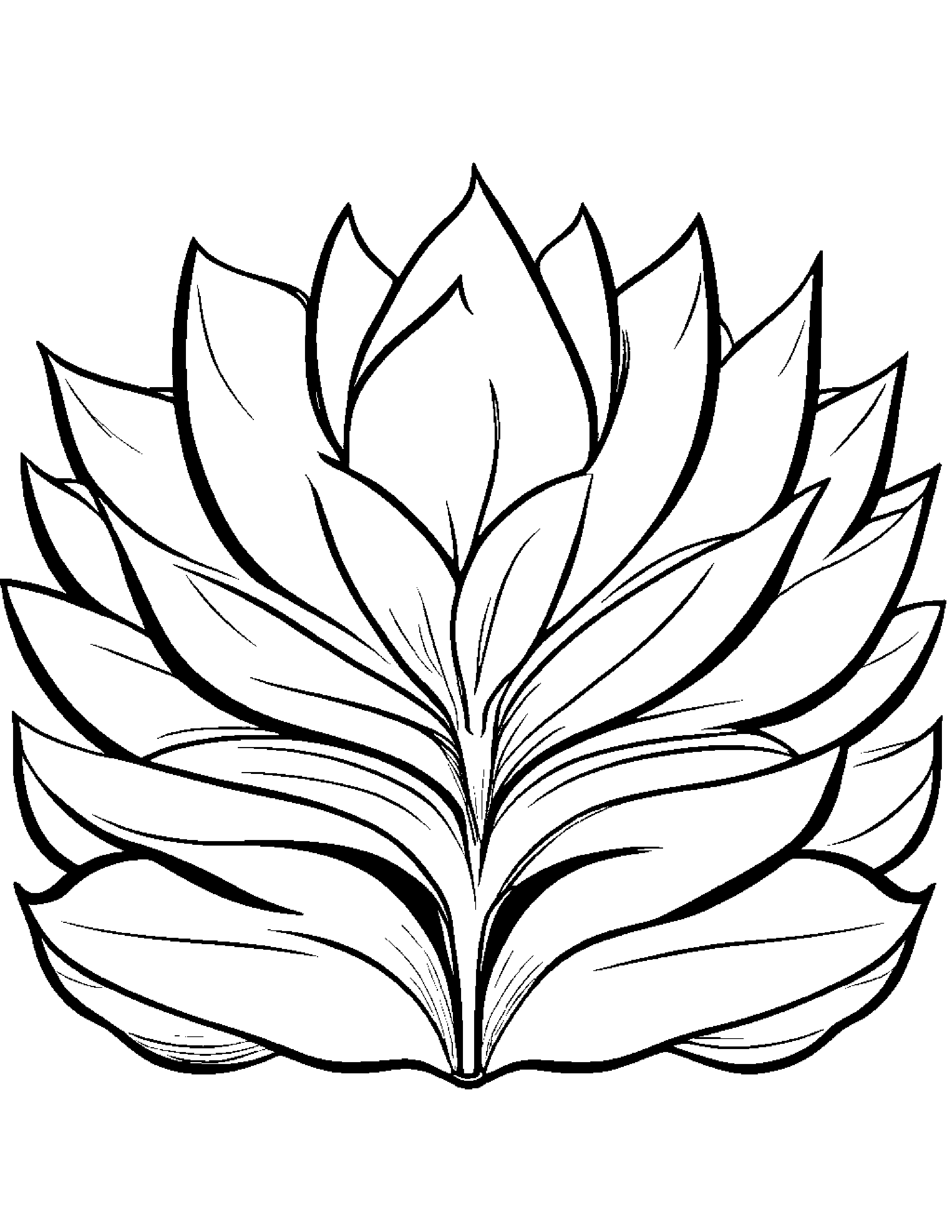 Gentle Flower Reading A Book #2 Coloring Page (Free Printable PDF)