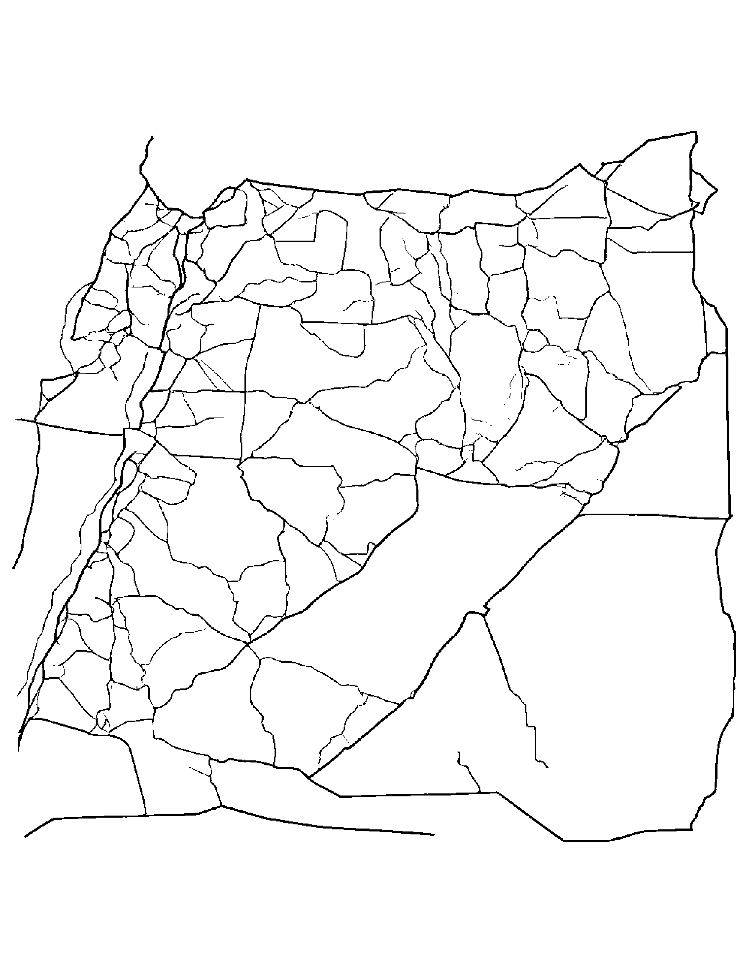 Map Of Jordan Coloring Page (Free Printable PDF)