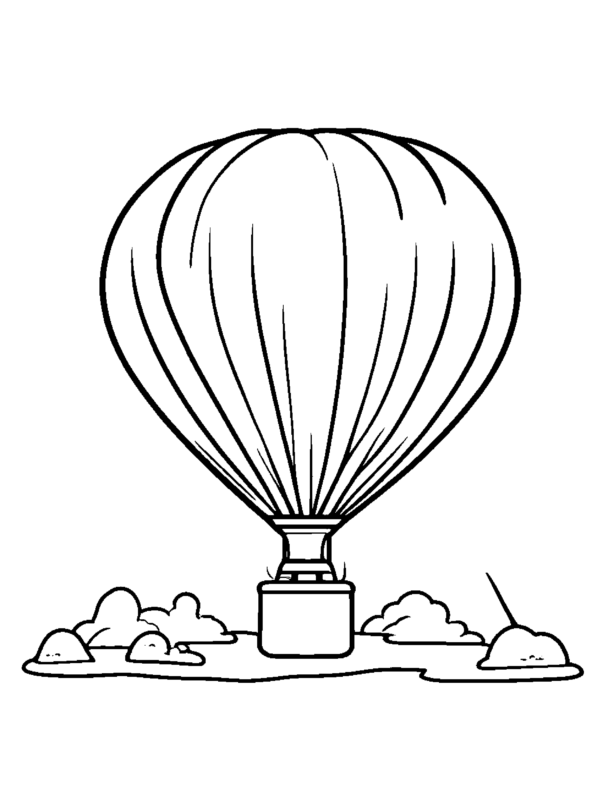 Balloon Tidying Toys Coloring Page (Free Printable PDF)