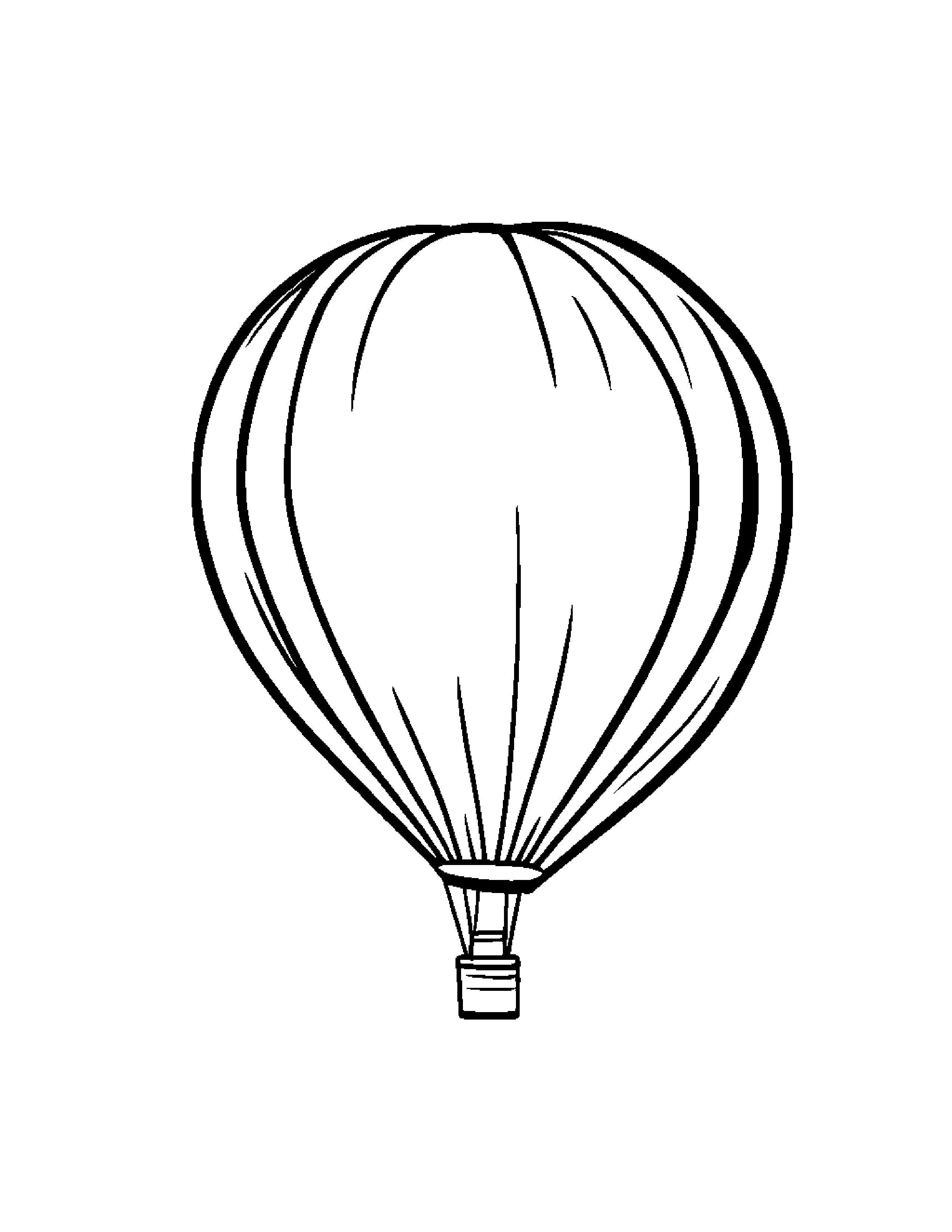 Cheerful Balloon #3 Coloring Page (Free Printable PDF)