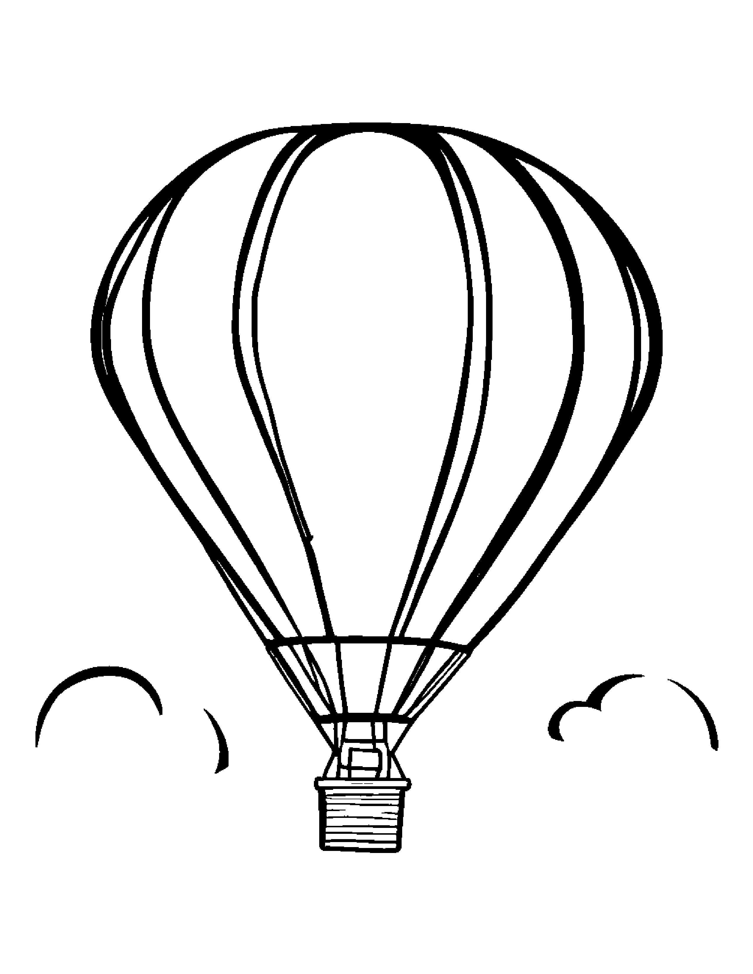 Cheerful Balloon Coloring Page (Free Printable PDF)
