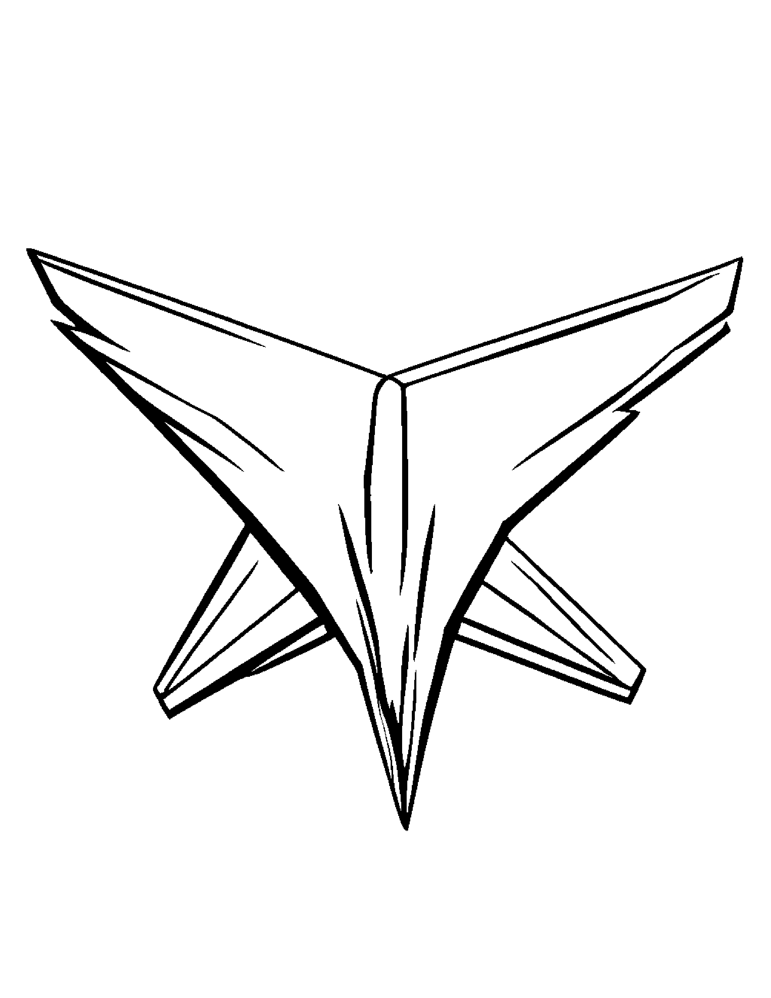 Gentle Paper Airplane Coloring Page (Free Printable PDF)