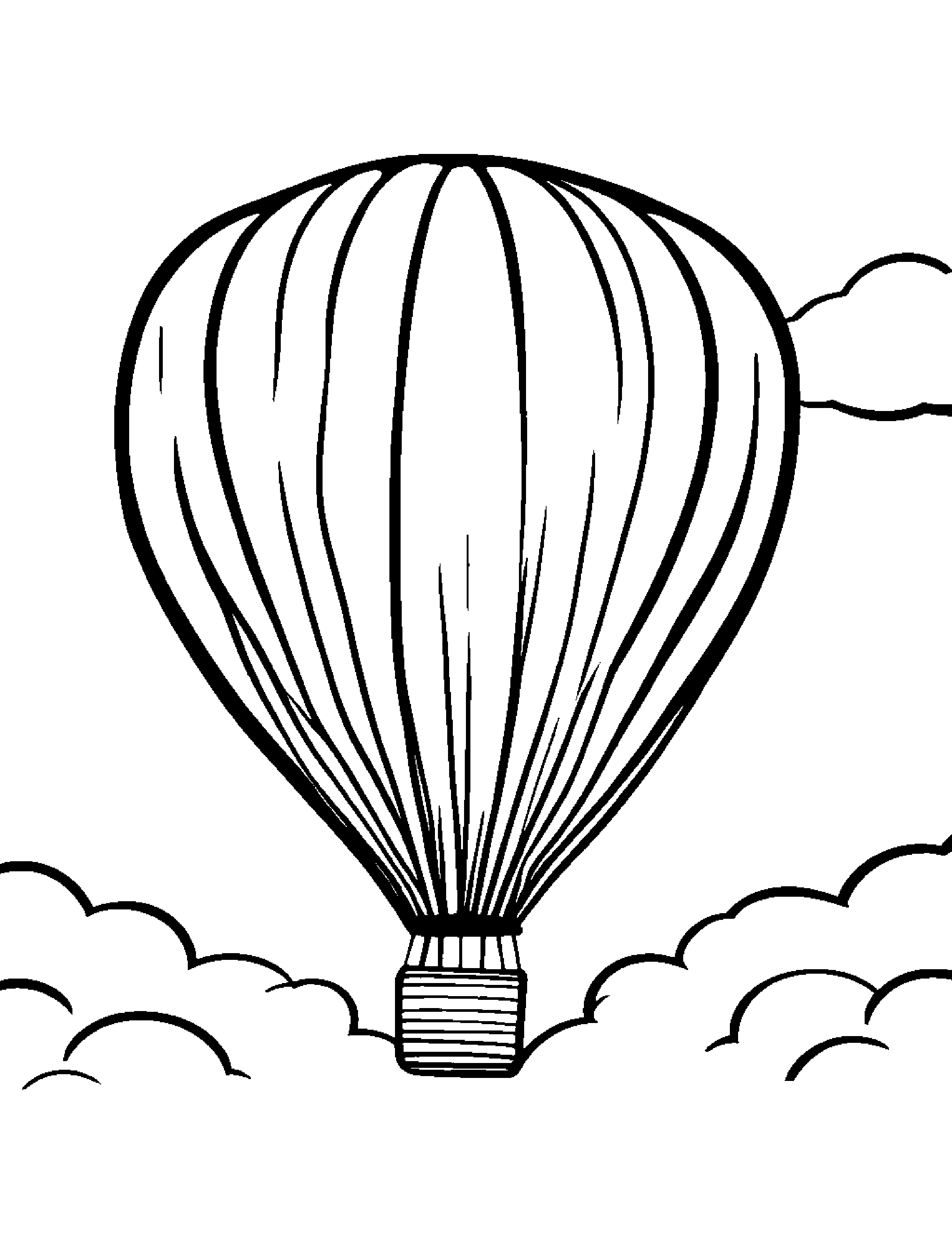 Kind Balloon #2 Coloring Page (Free Printable PDF)