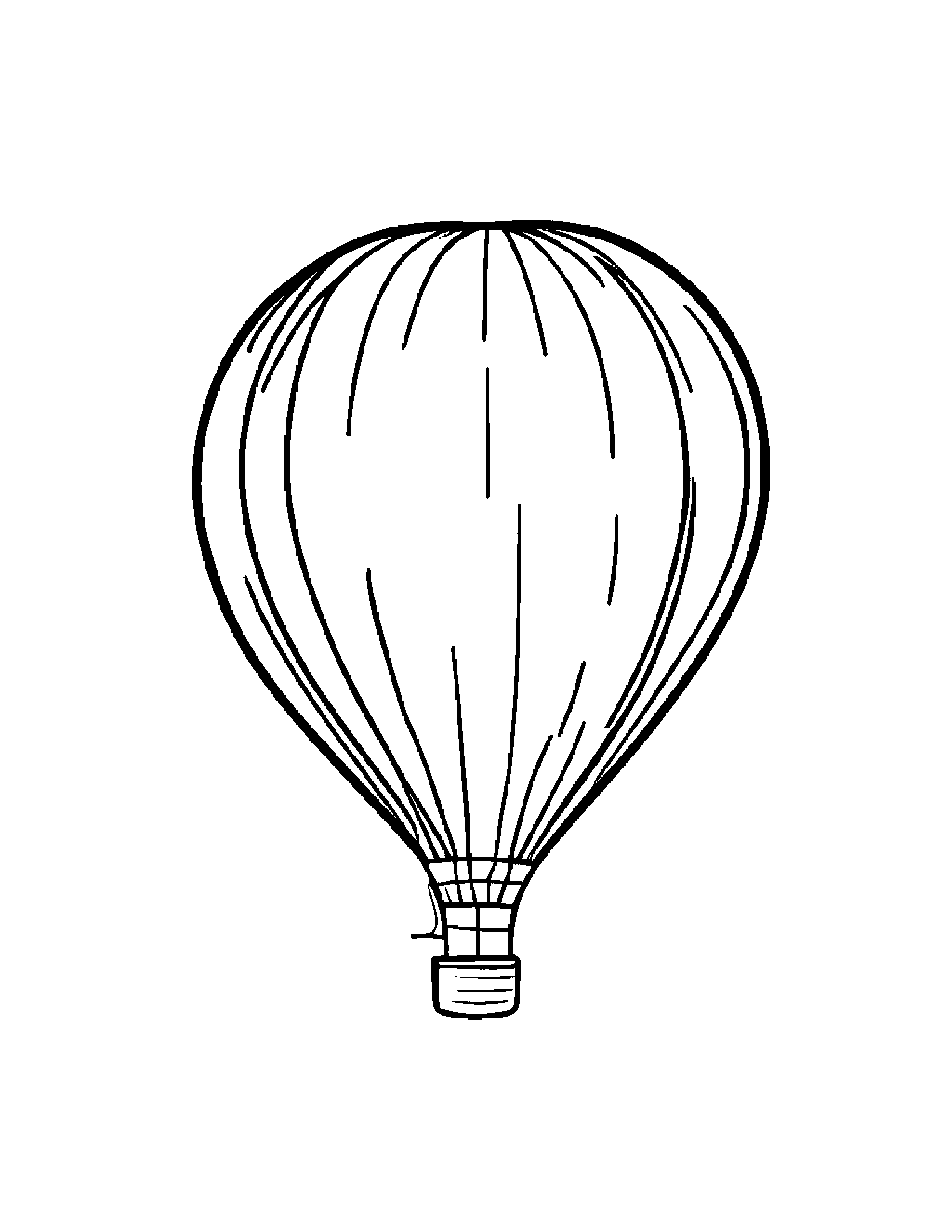 Kind Balloon #5 Coloring Page (Free Printable PDF)