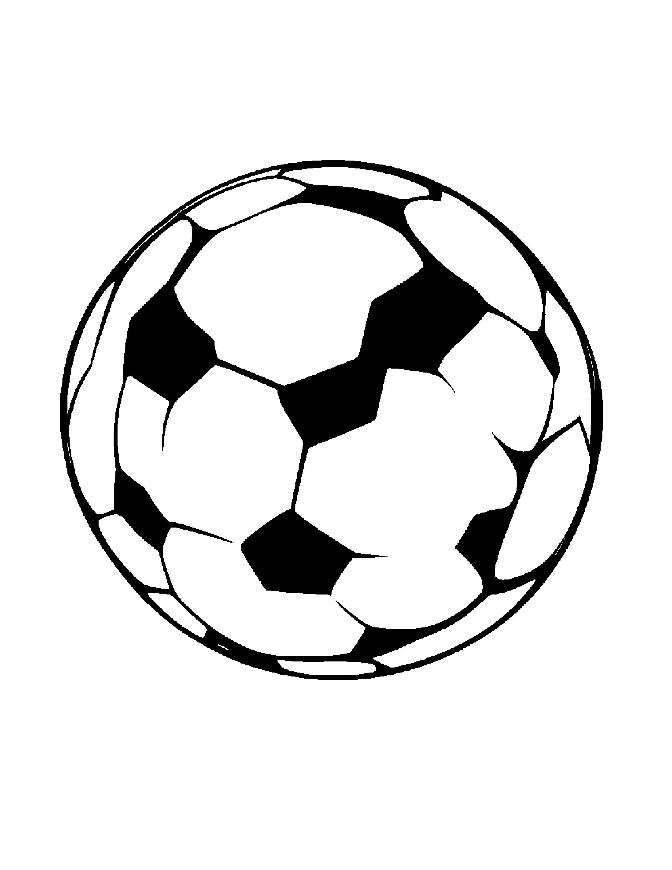 Peppy Soccer Ball #3 Coloring Page (Free Printable PDF)