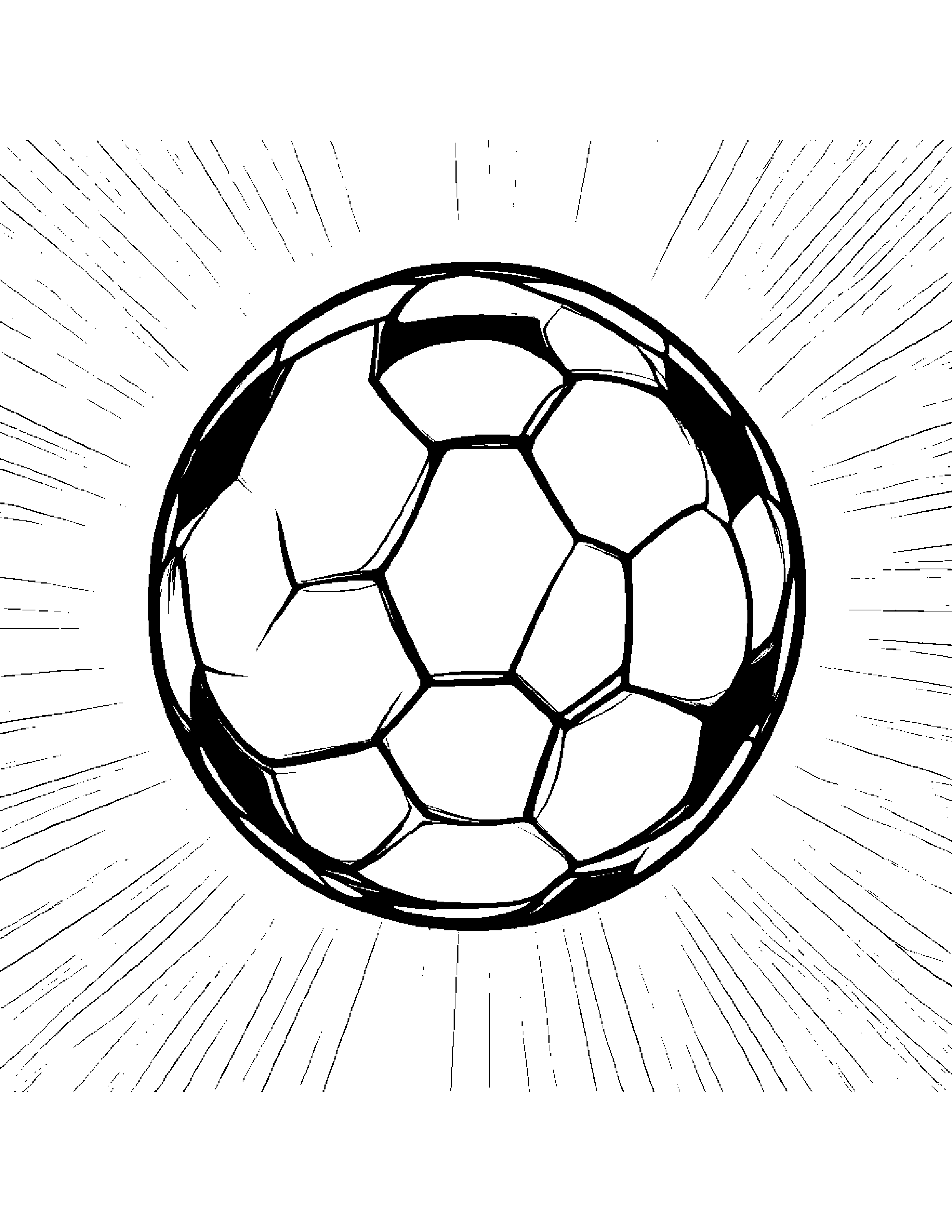 Peppy Soccer Ball Coloring Page (Free Printable PDF)