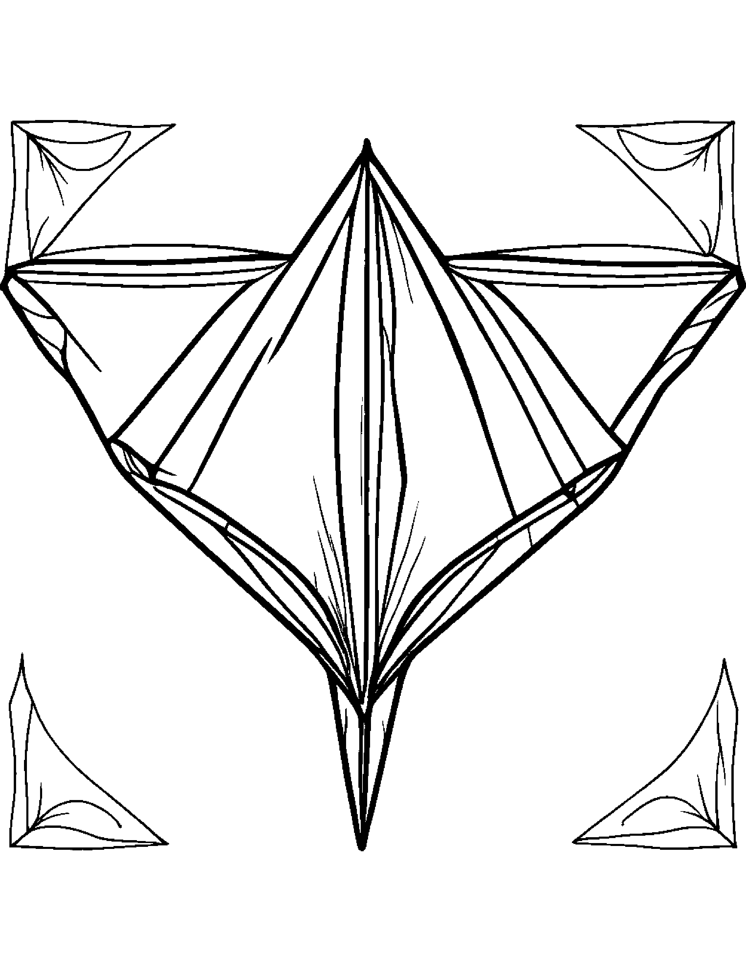 Polite Kite #4 Coloring Page (Free Printable PDF)