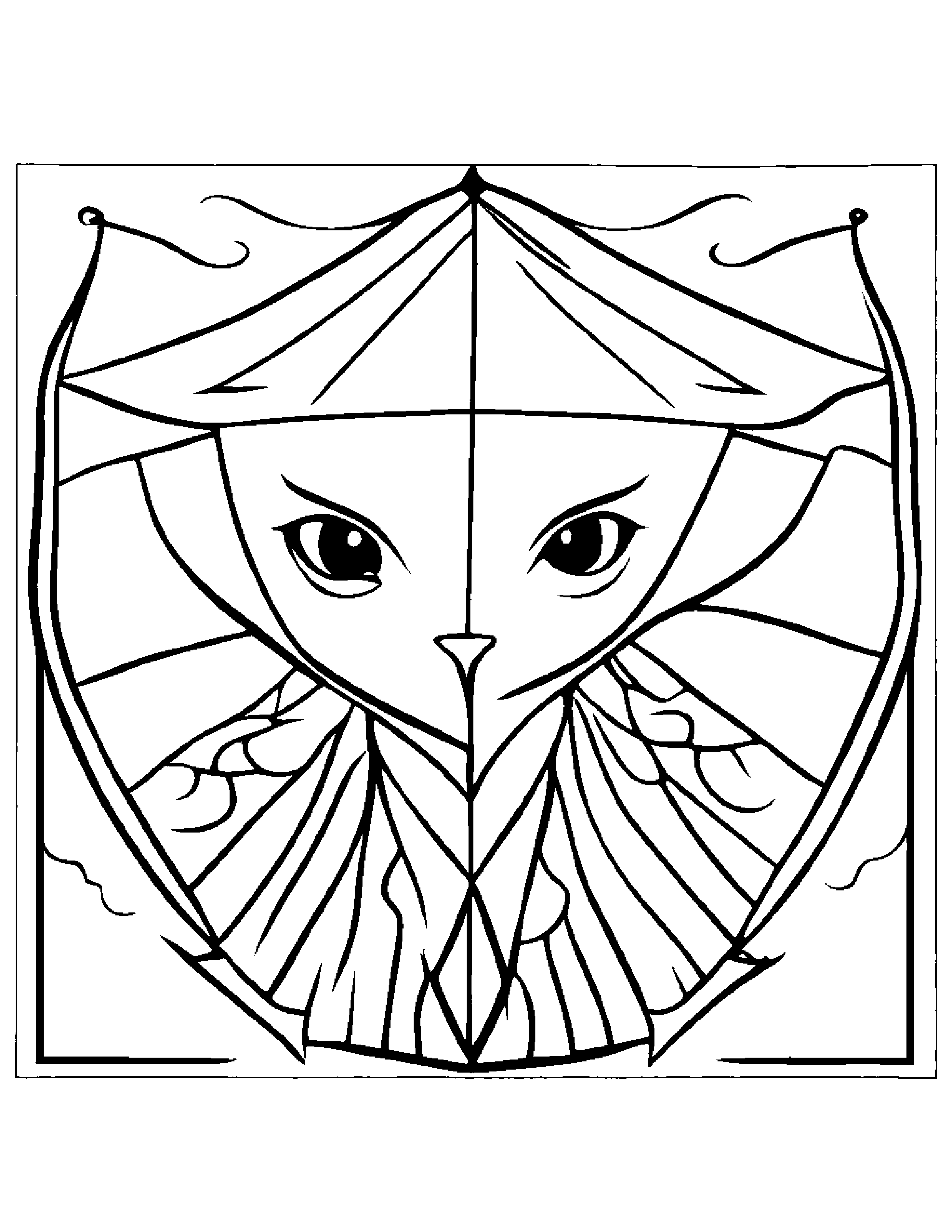 Polite Kite #5 Coloring Page (Free Printable PDF)