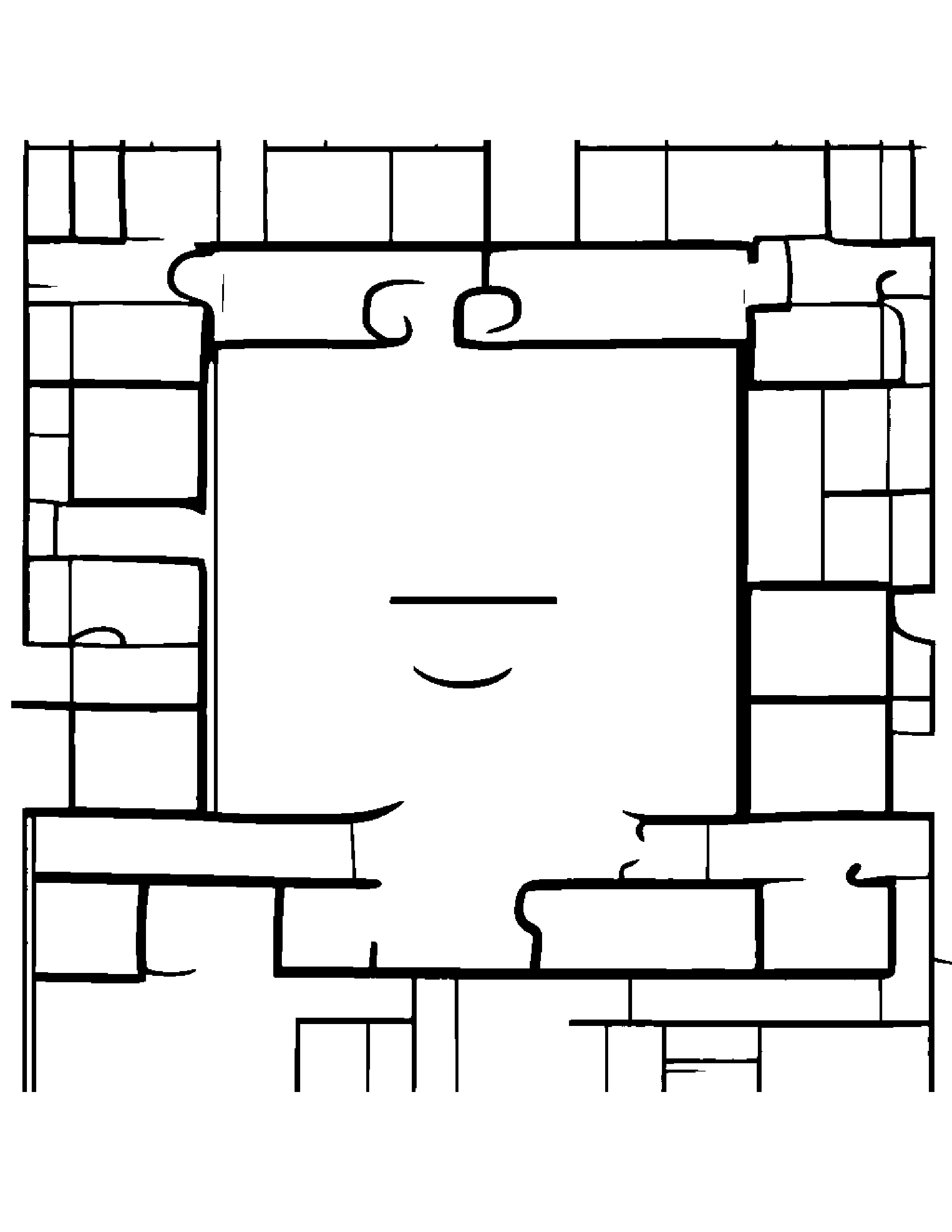Puzzle Piece Playing Peekaboo Coloring Page (Free Printable PDF)