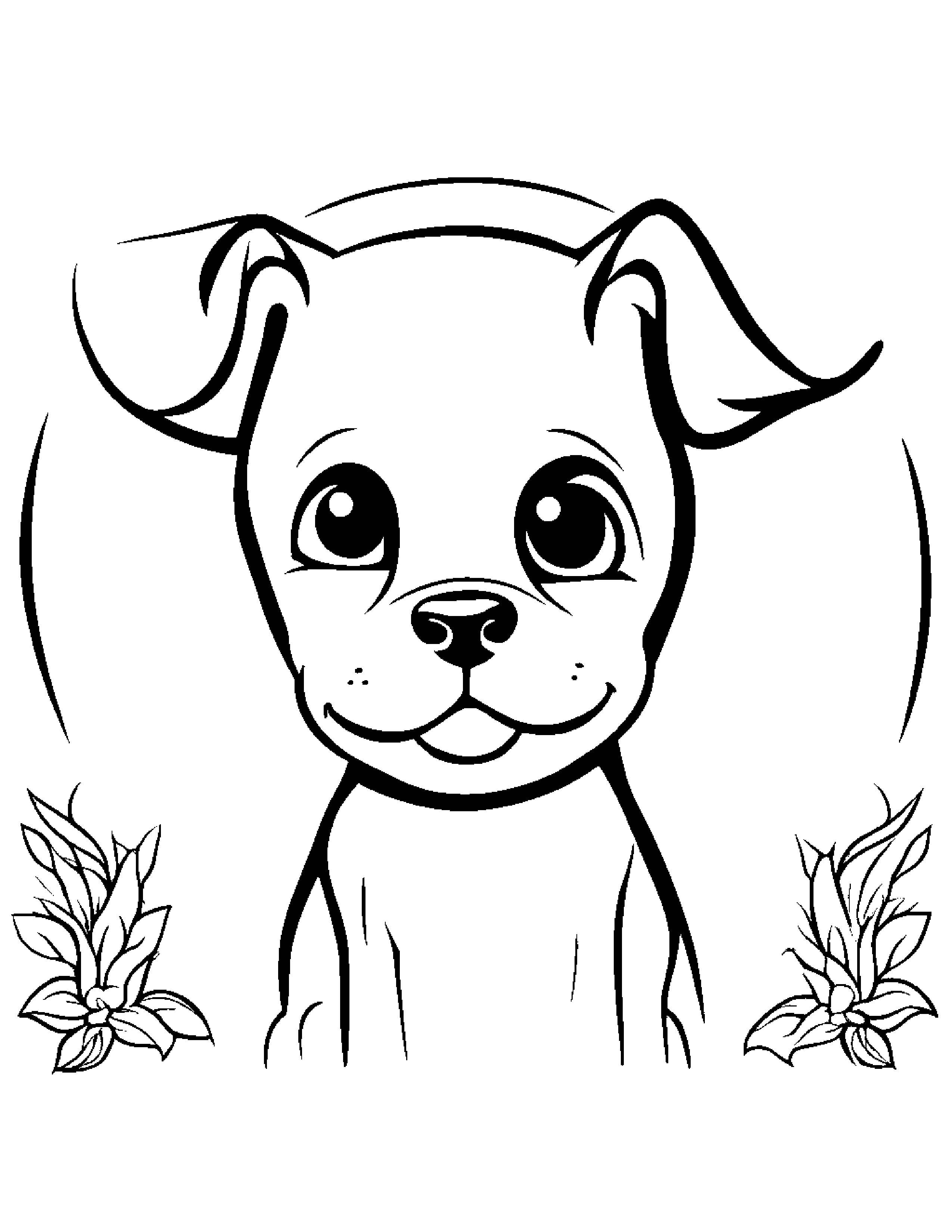 Zippy Puppy #4 Coloring Page (Free Printable PDF)