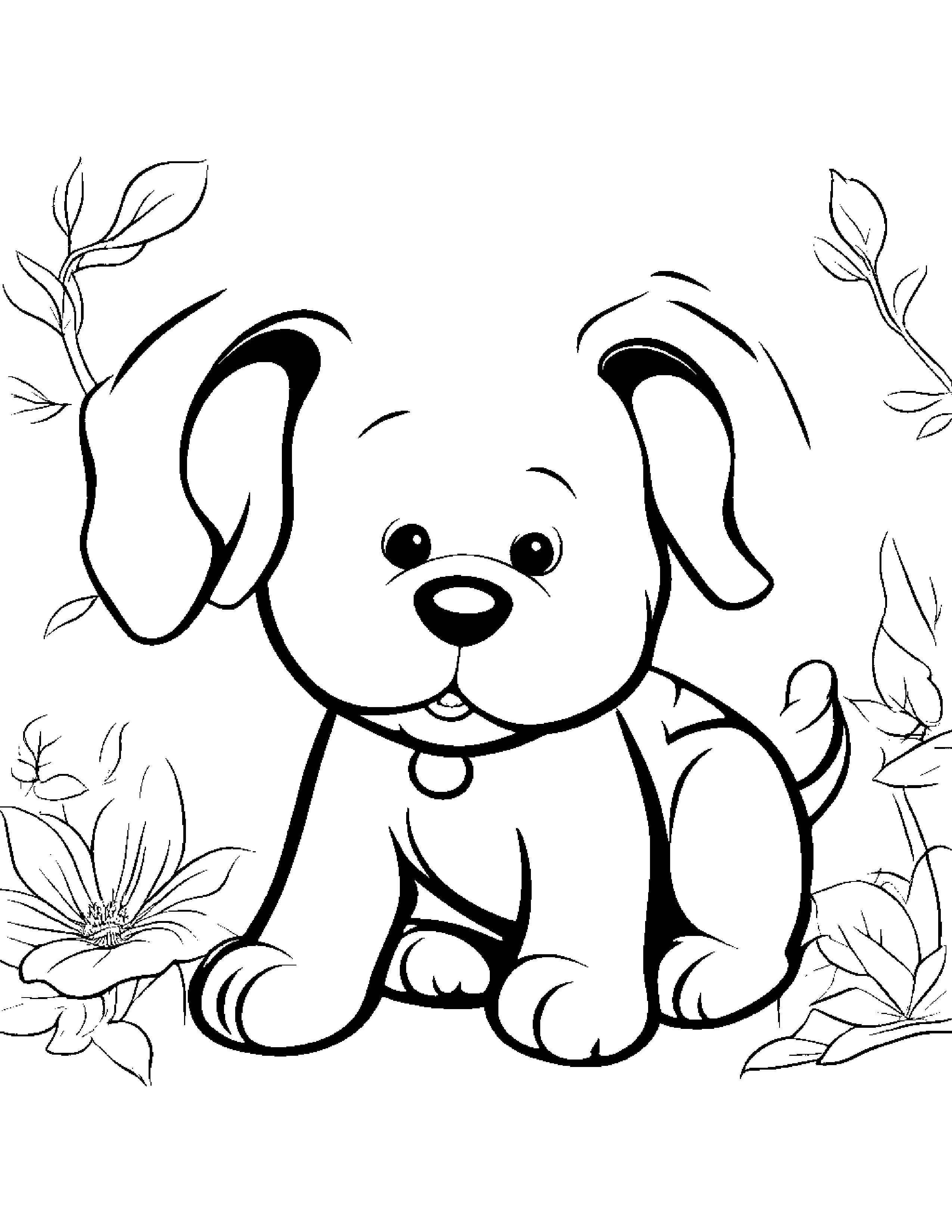 Zippy Puppy #5 Coloring Page (Free Printable PDF)