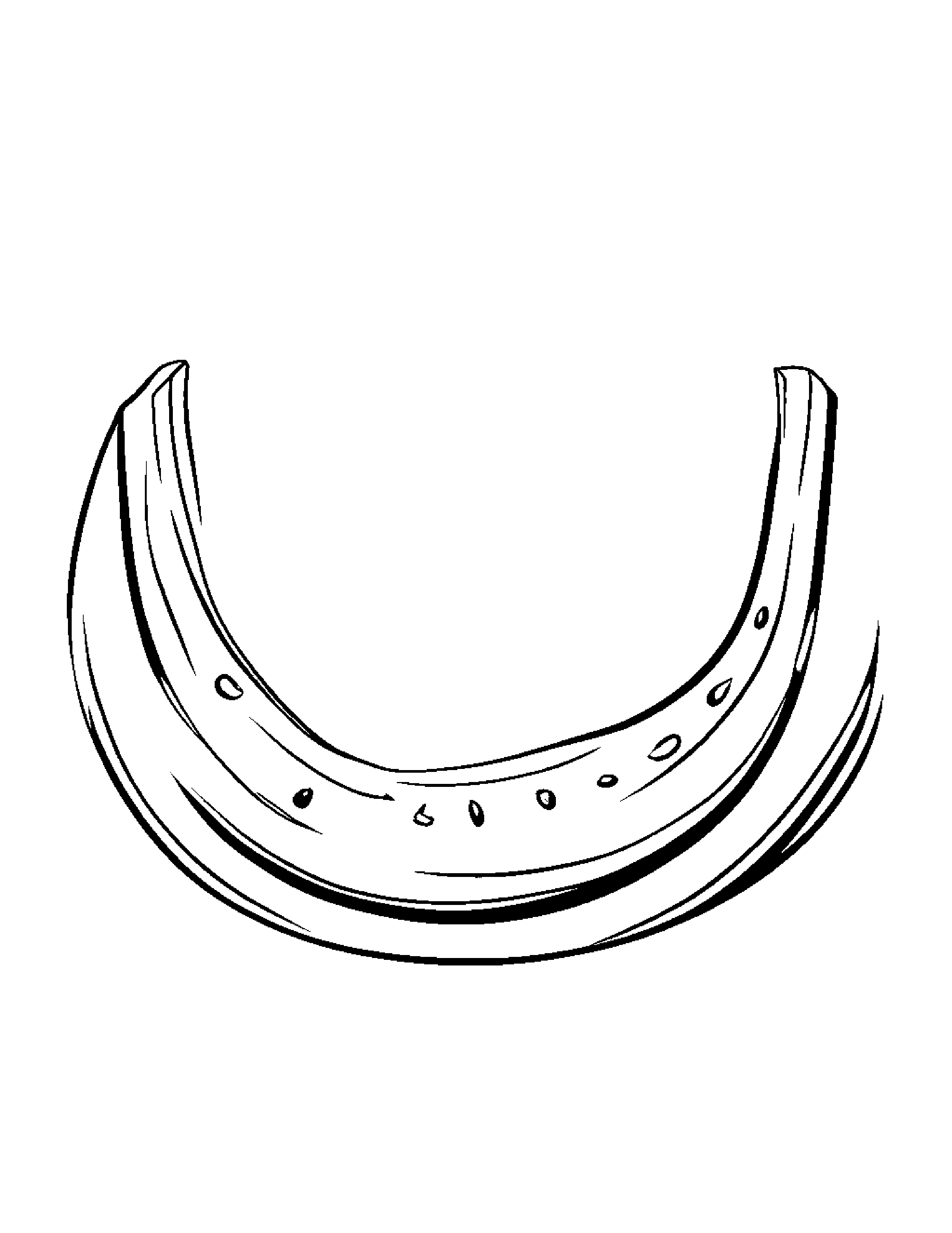 Gentle Watermelon Slice With Scarf #2 Coloring Page (Free Printable PDF)