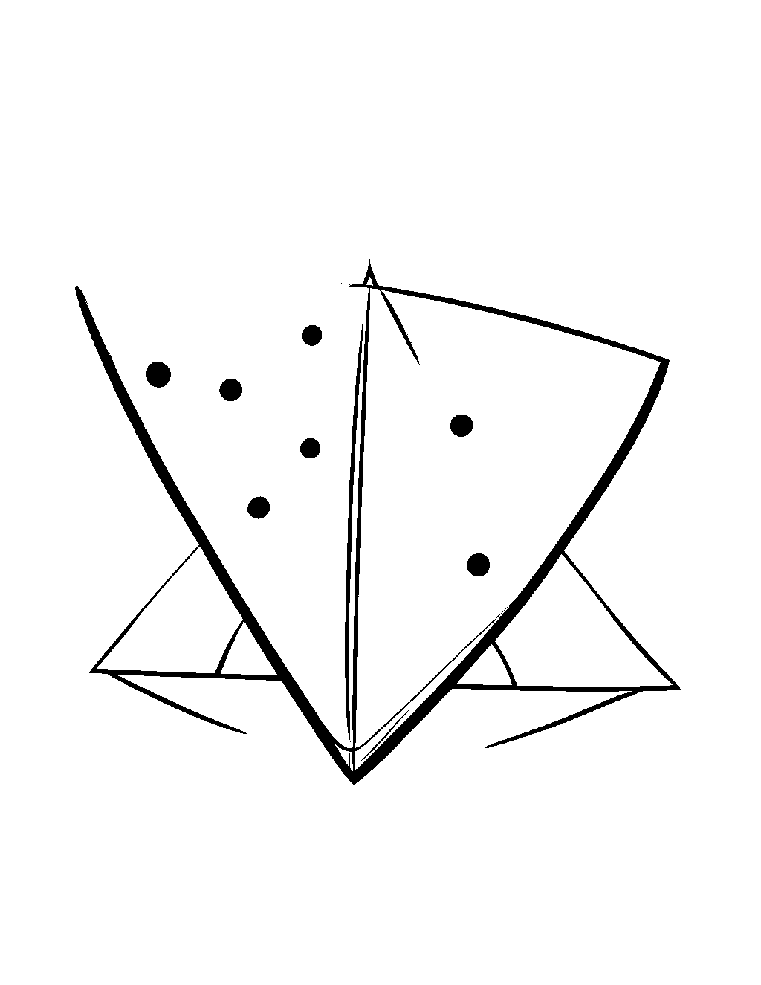 Kawaii Watermelon Slice With A Kite #2 Coloring Page (Free Printable PDF)