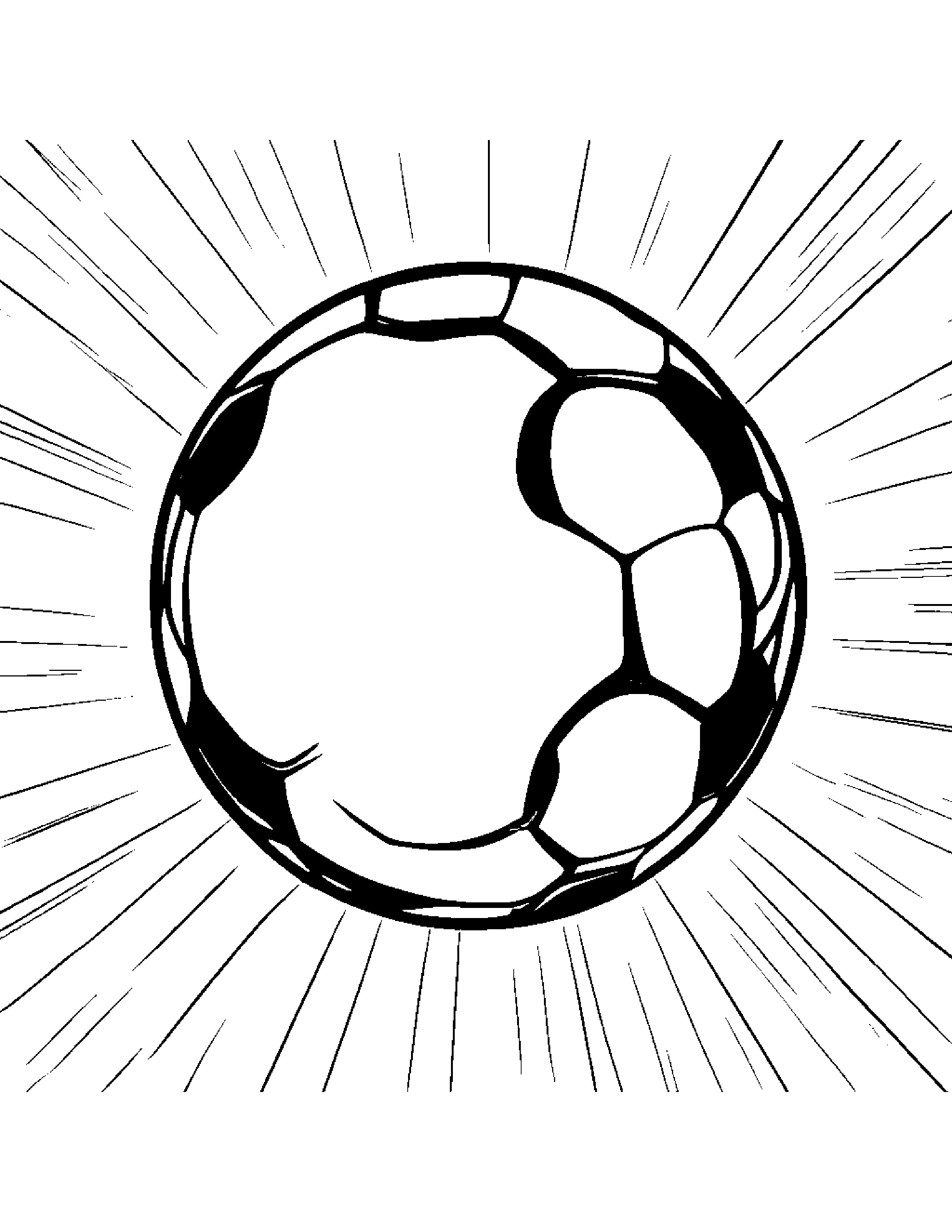 Kawaii Soccer Ball Coloring Page (Free Printable PDF)