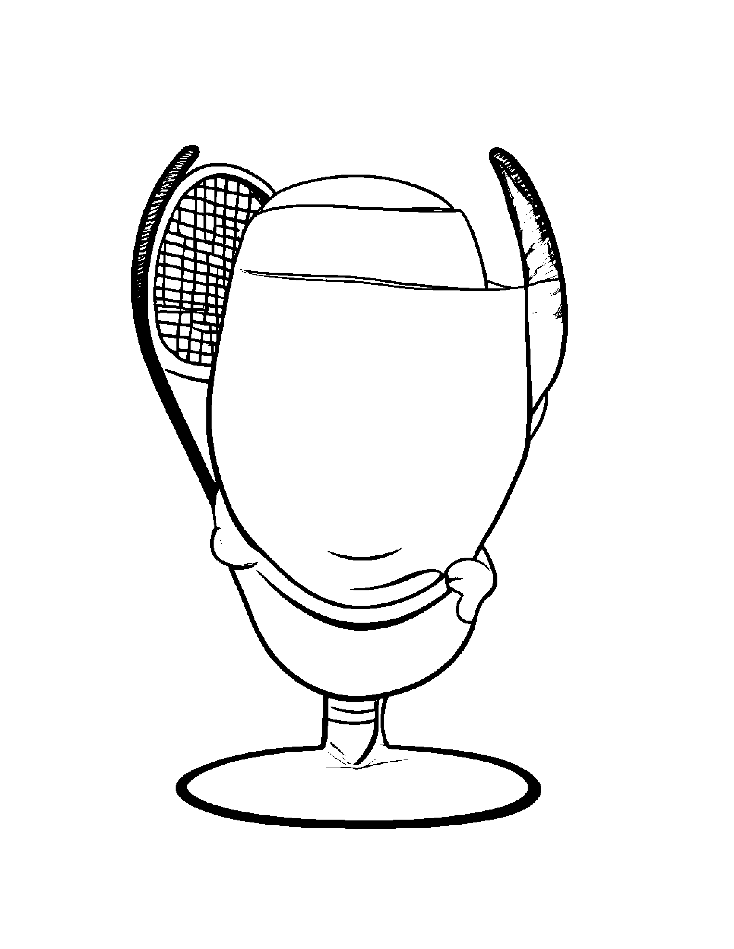 Happy Tennis Racquet Reading A Book #2 Coloring Page (Free Printable PDF)