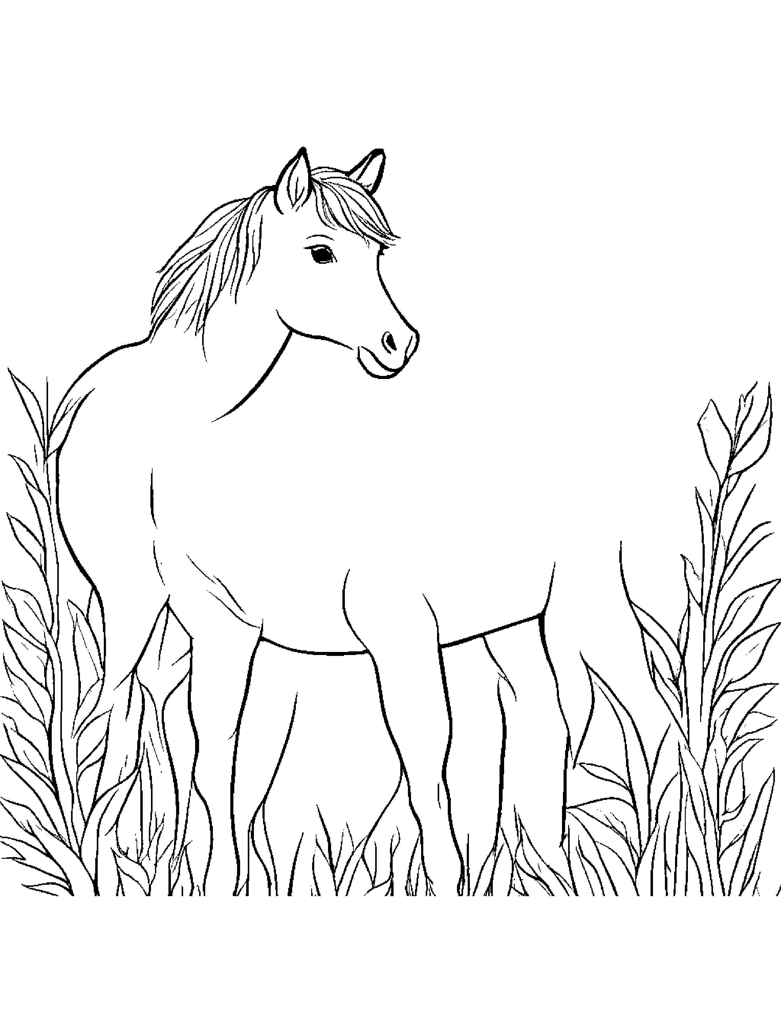 Helpful Foal #3 Coloring Page (Free Printable PDF)