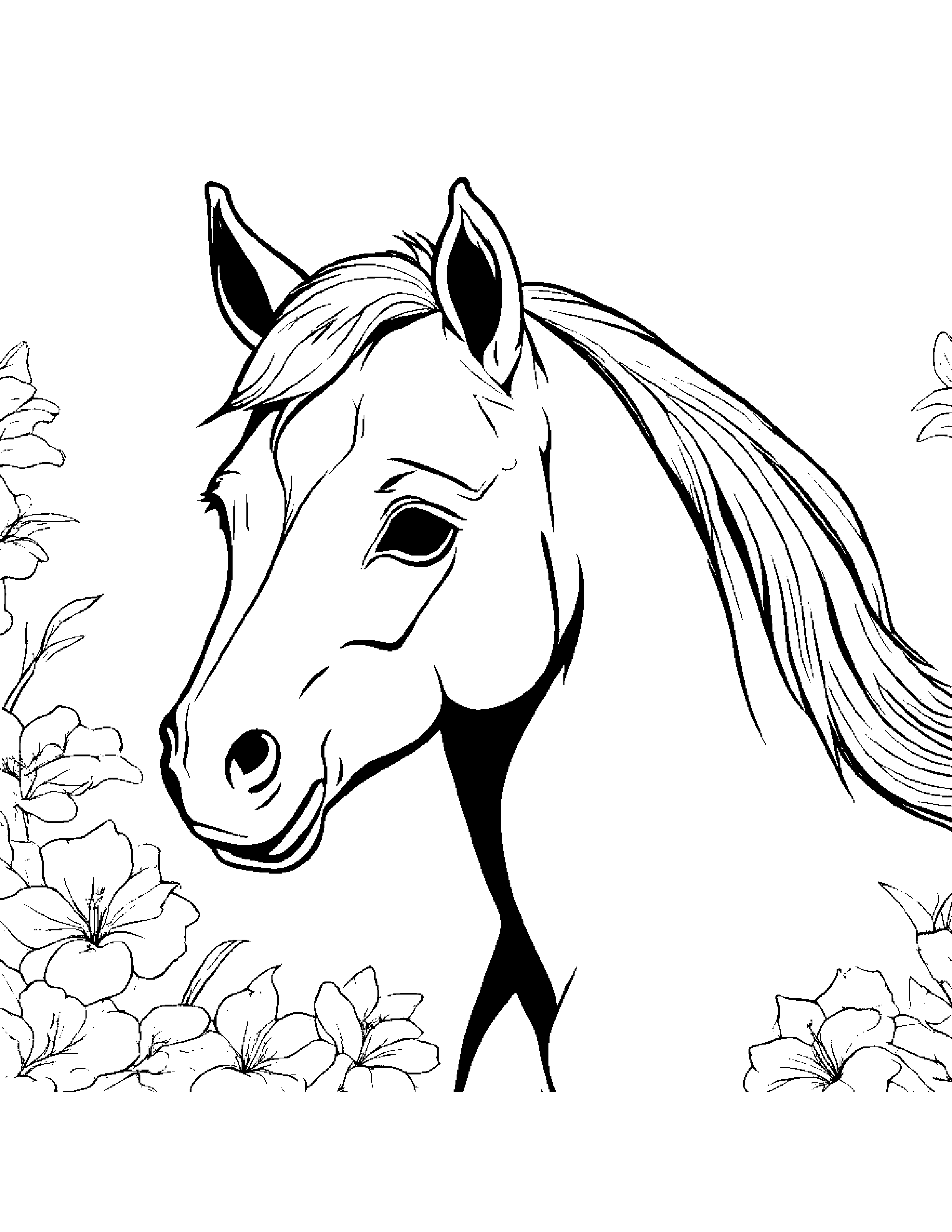 Helpful Foal #4 Coloring Page (Free Printable PDF)