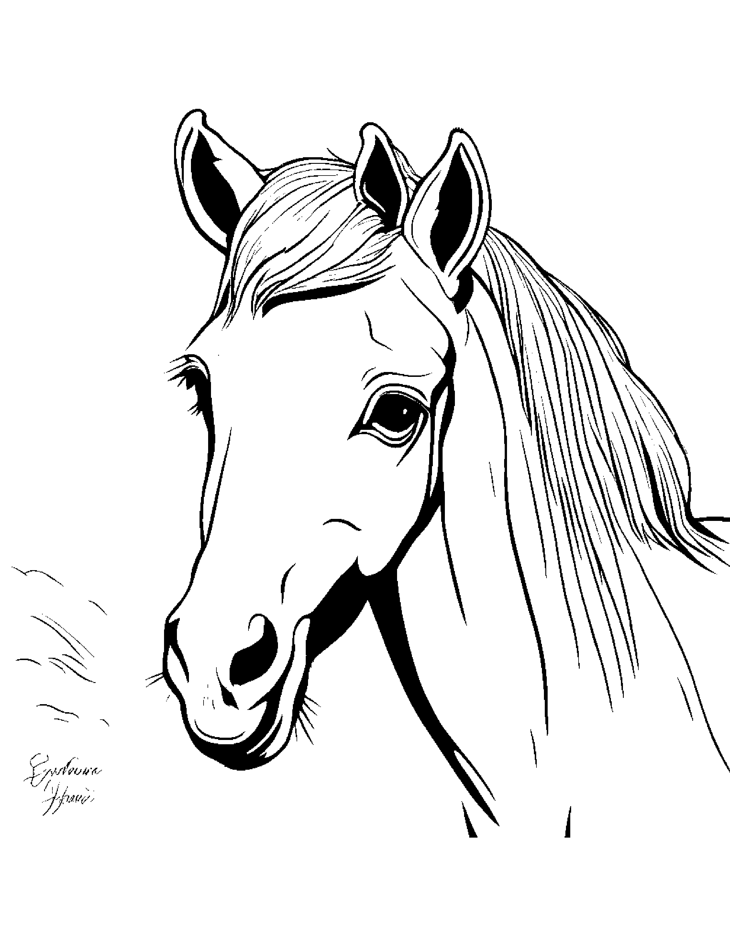 Helpful Foal #5 Coloring Page (Free Printable PDF)
