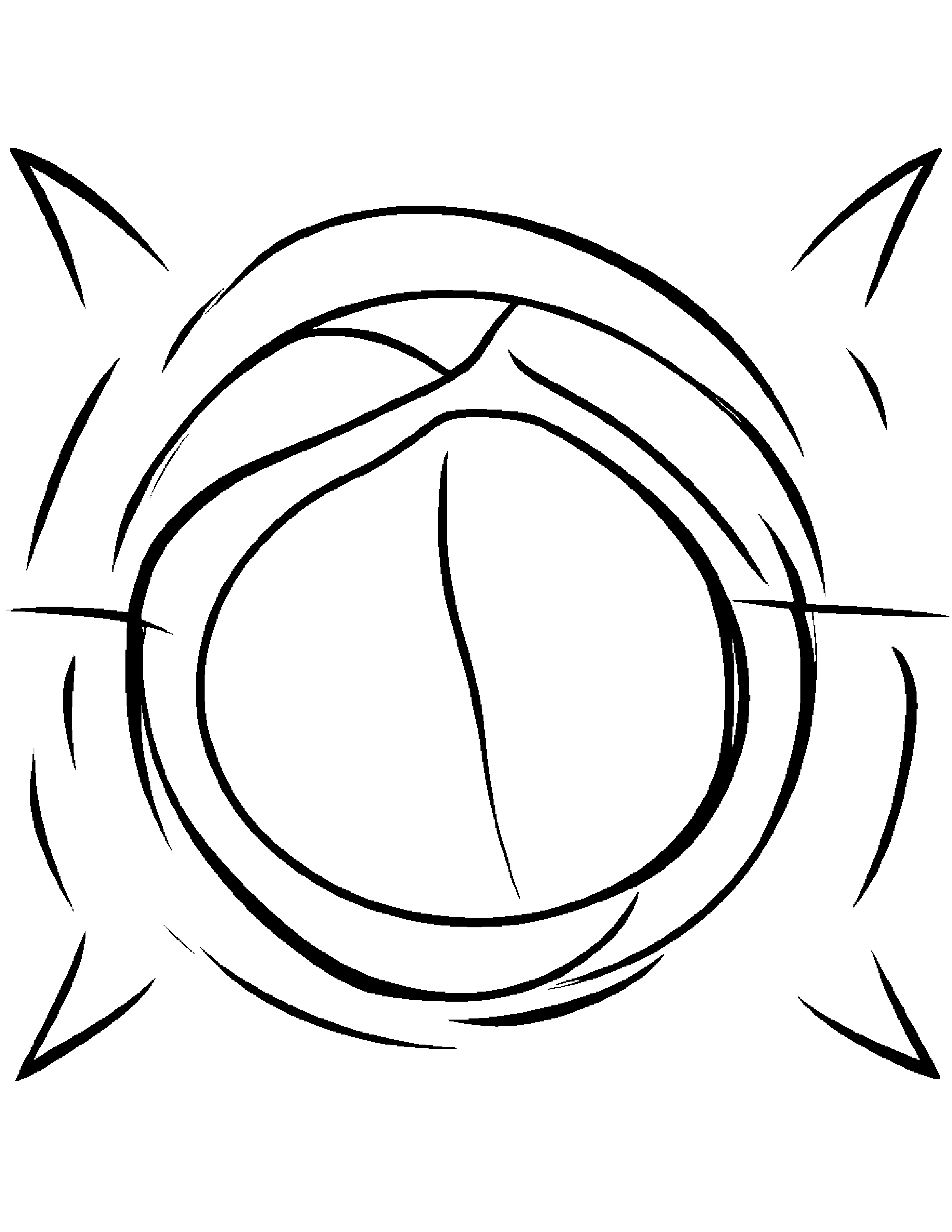 Kind Basketball Coloring Page (Free Printable PDF)