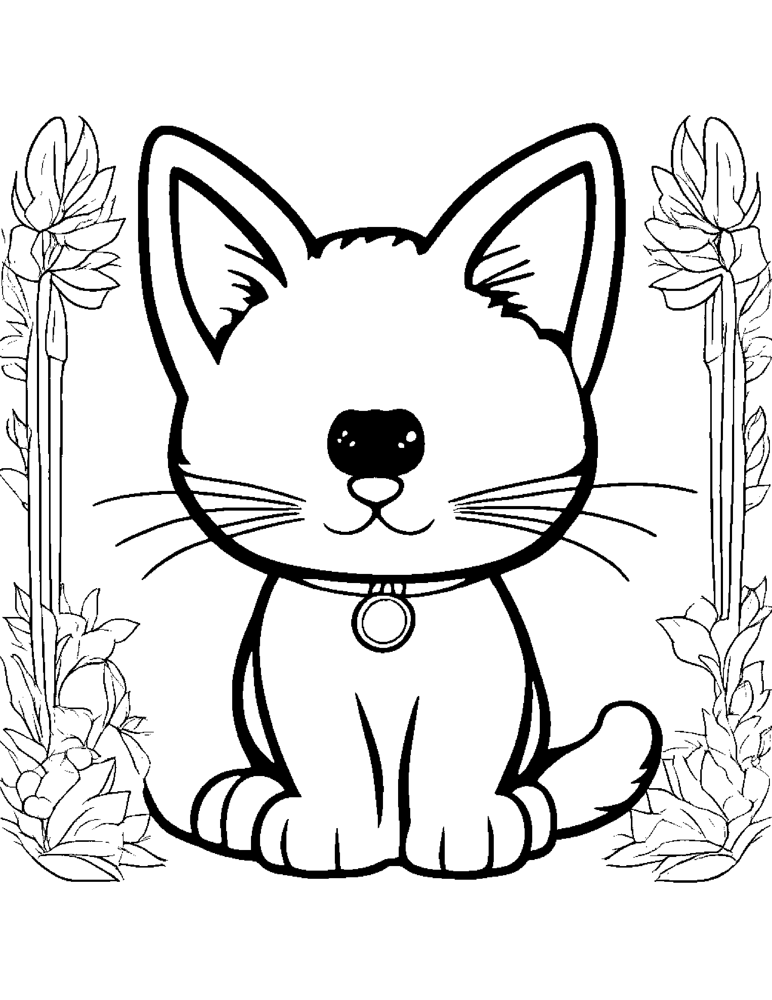 Zippy Kitty #4 Coloring Page (Free Printable PDF)