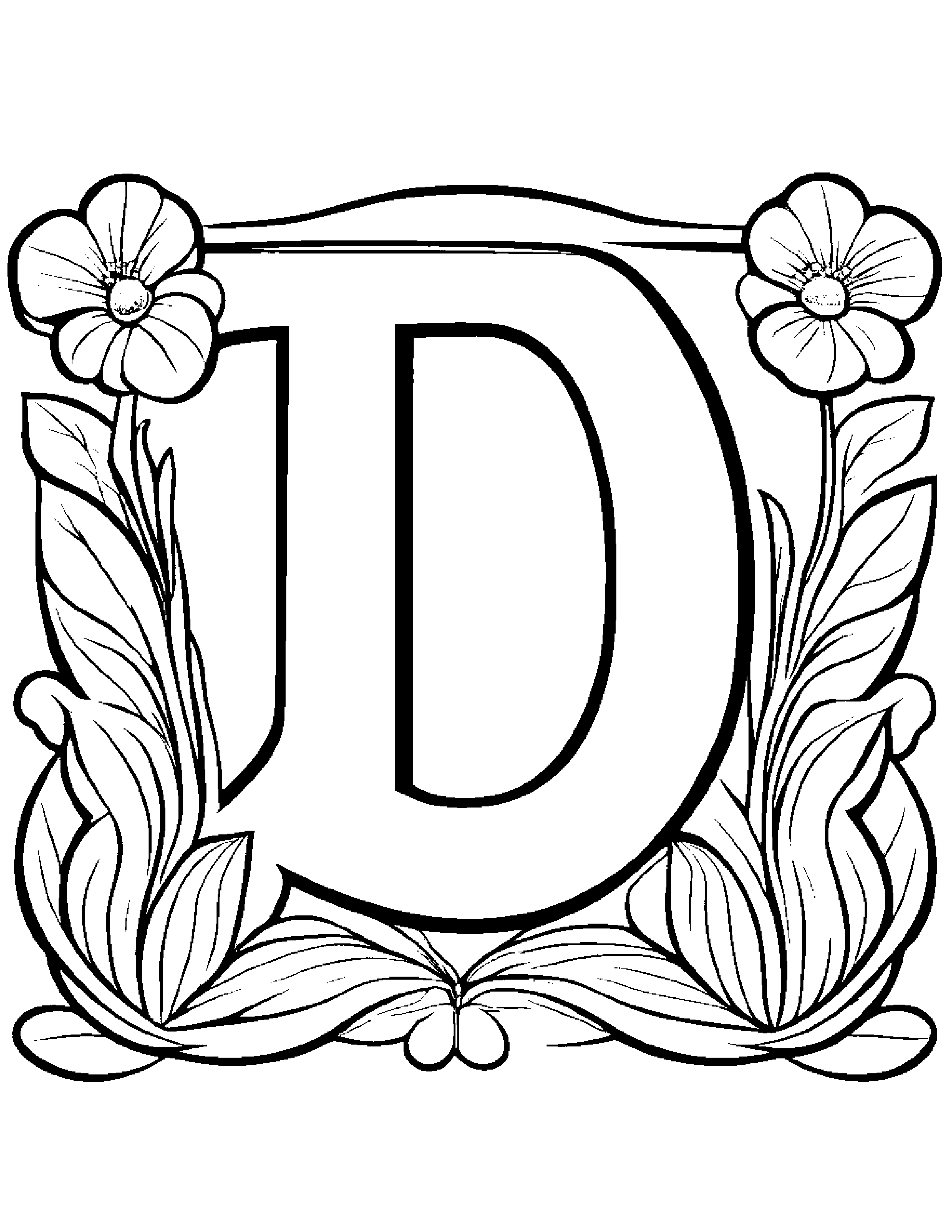 Little Letter Z Coloring Page (Free Printable PDF)