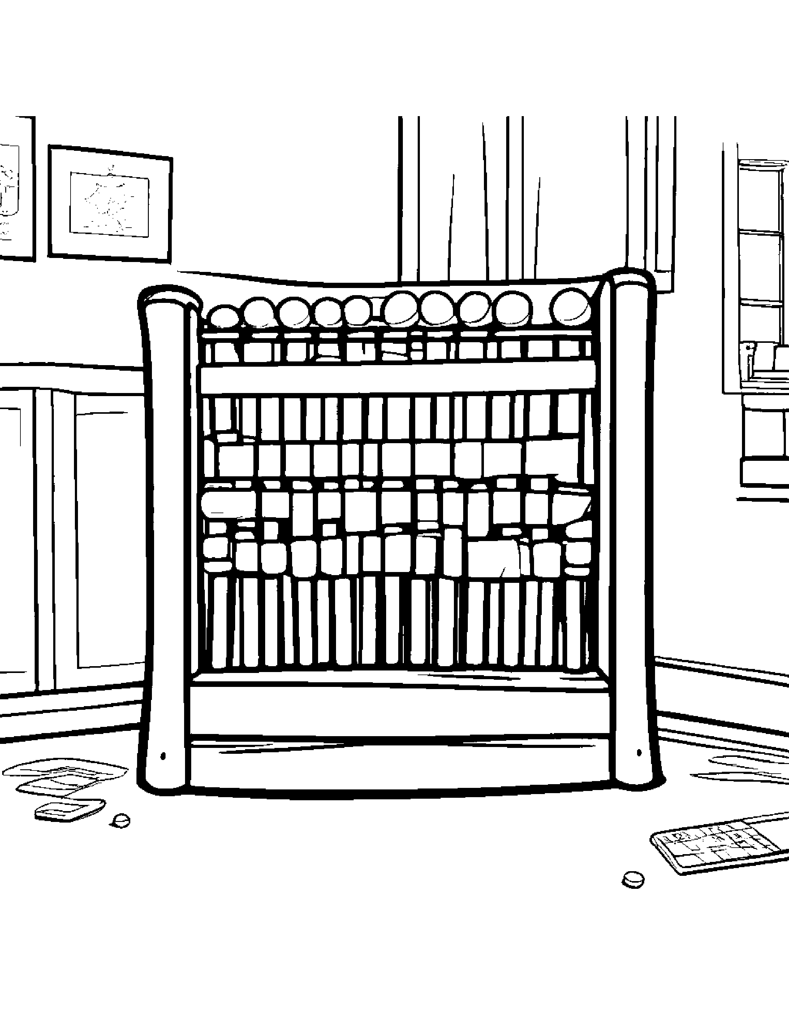 Bubbly Xylophone In A Classroom Corner #3 Coloring Page (Free Printable PDF)