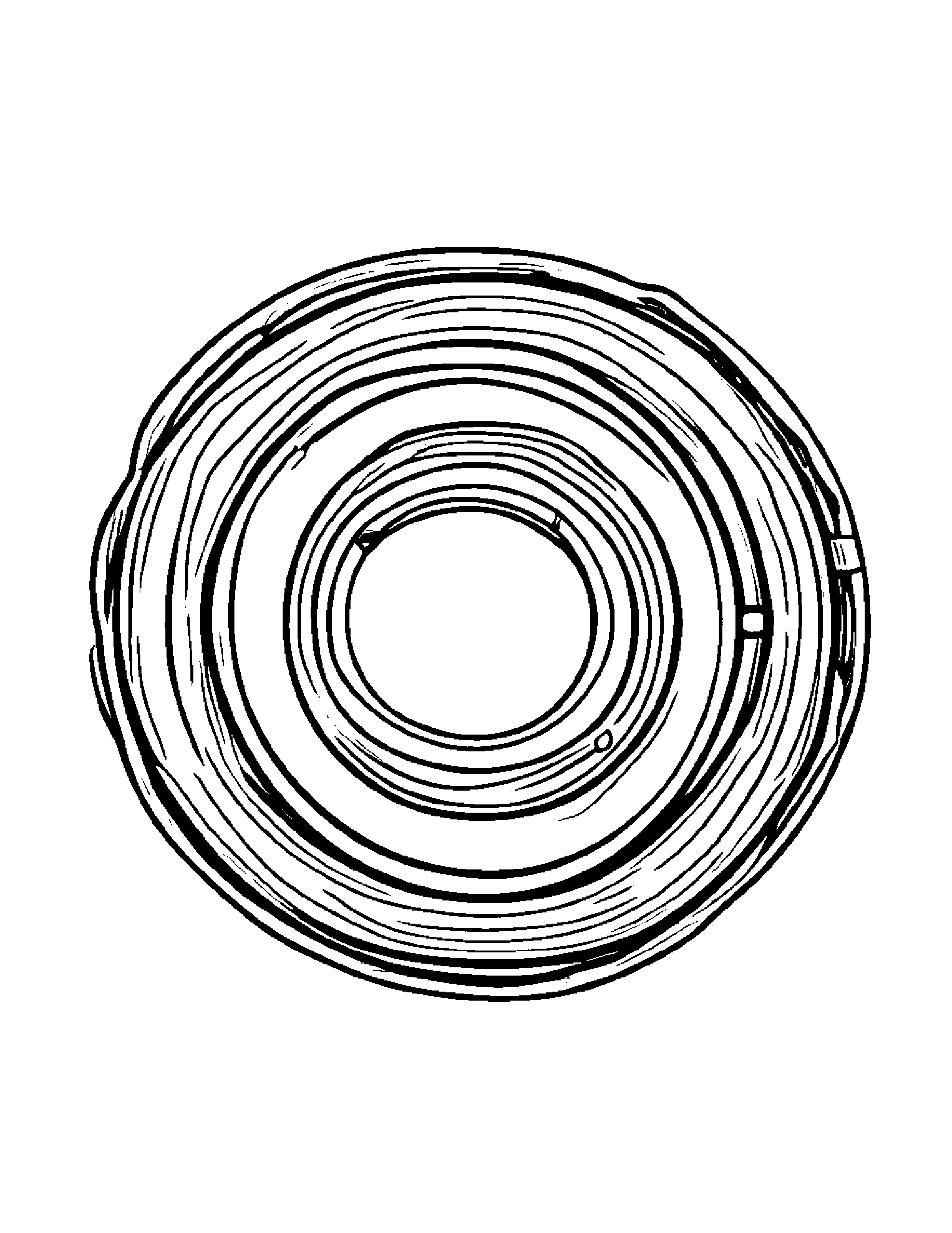 Cheerful Tambourine #4 Coloring Page (Free Printable PDF)