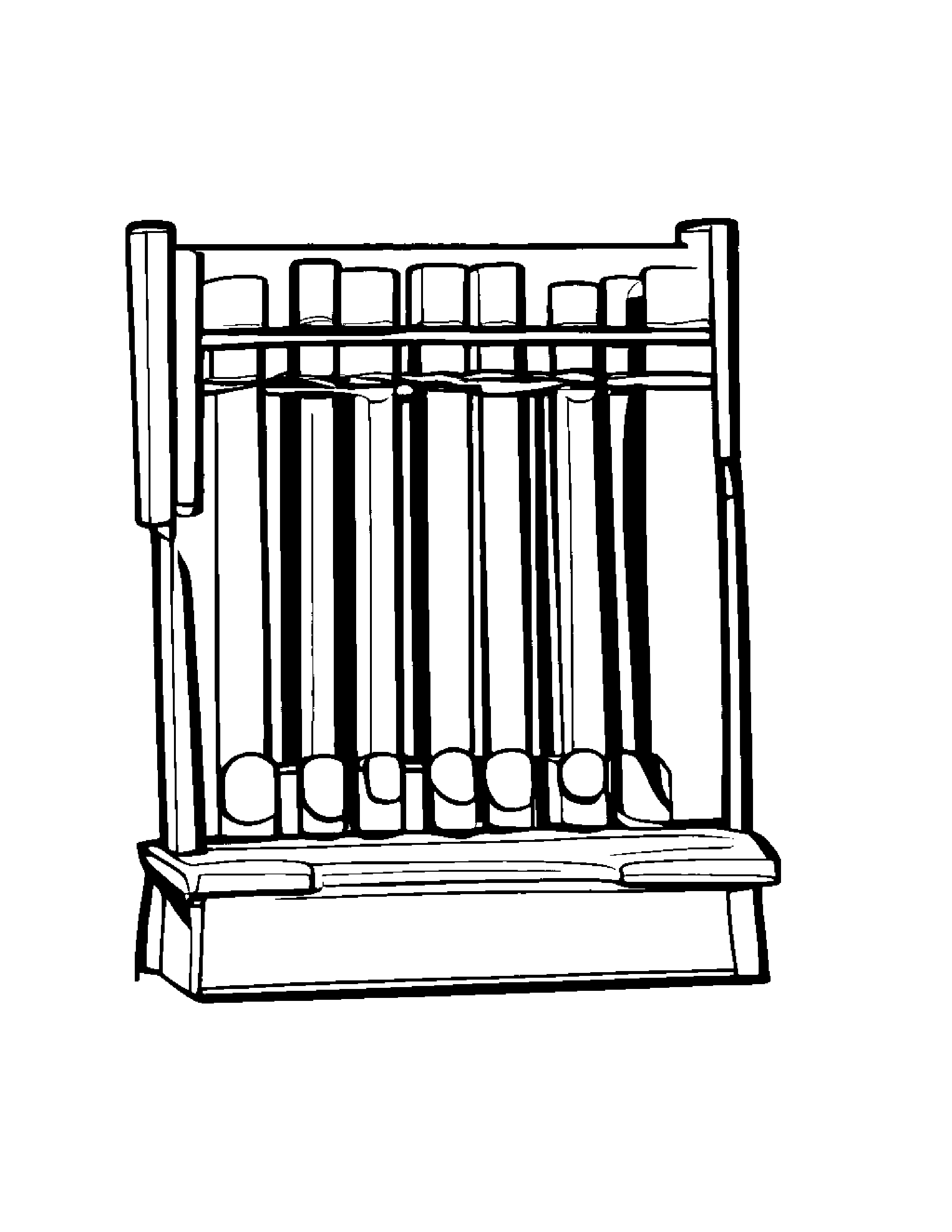 Cheerful Xylophone #2 Coloring Page (Free Printable PDF)