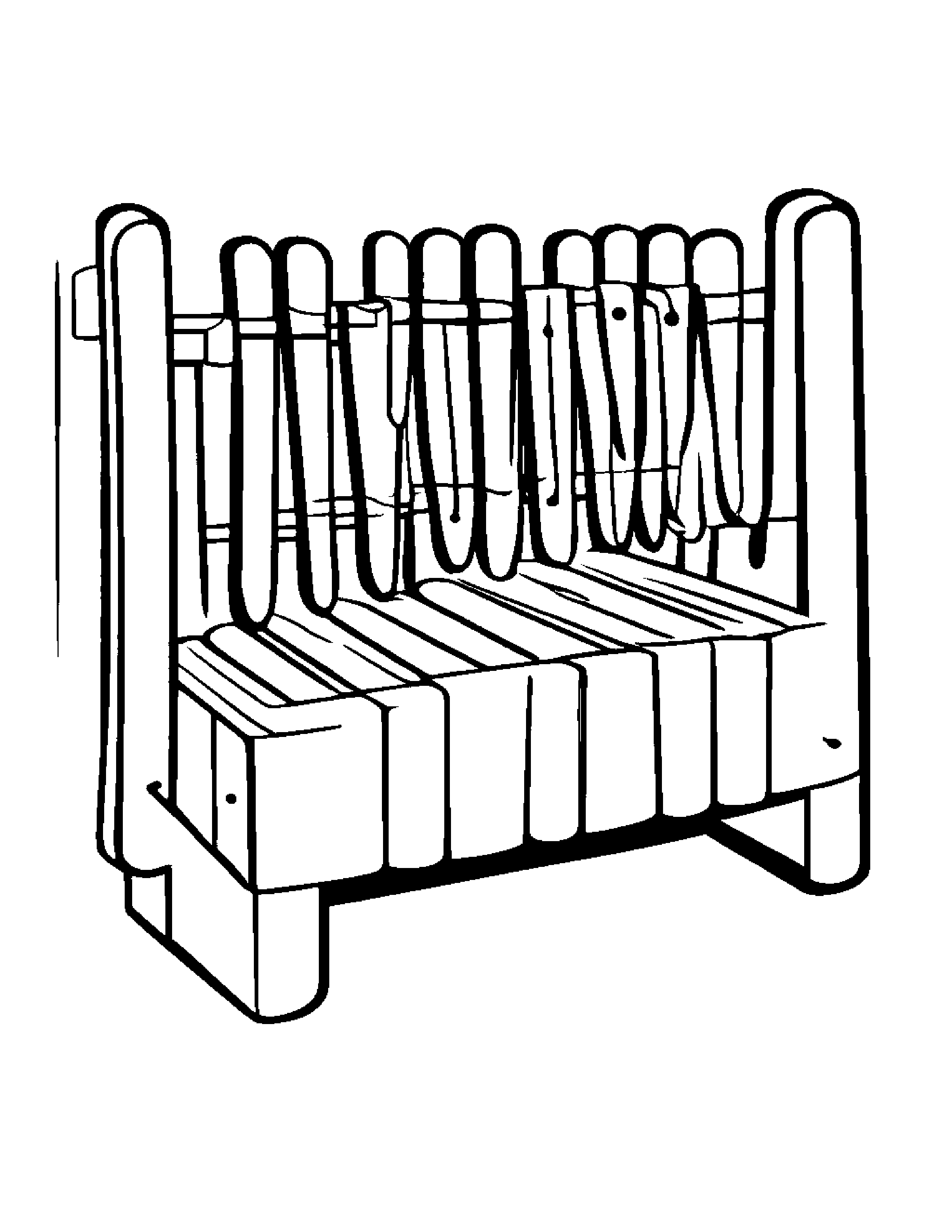 Cozy Xylophone #4 Coloring Page (Free Printable PDF)