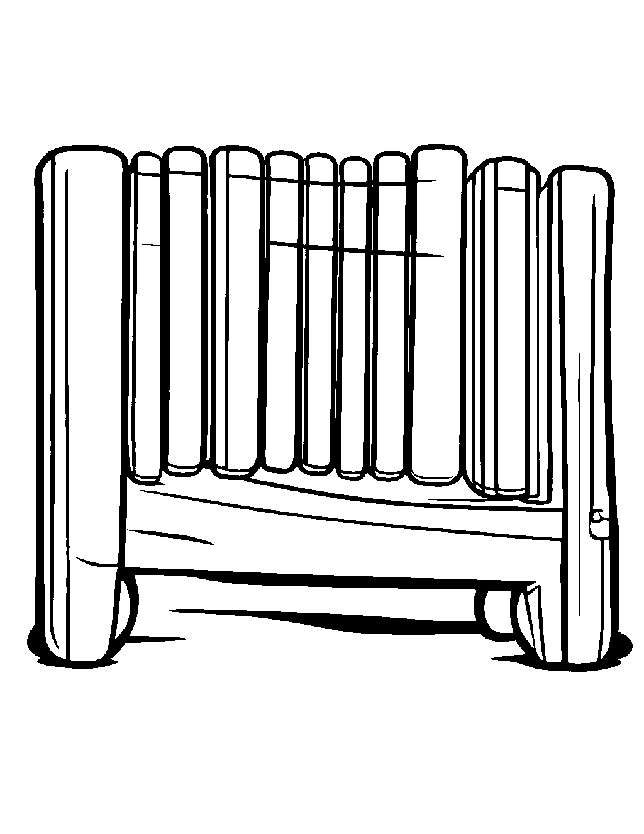 Cozy Xylophone Coloring Page (Free Printable PDF)