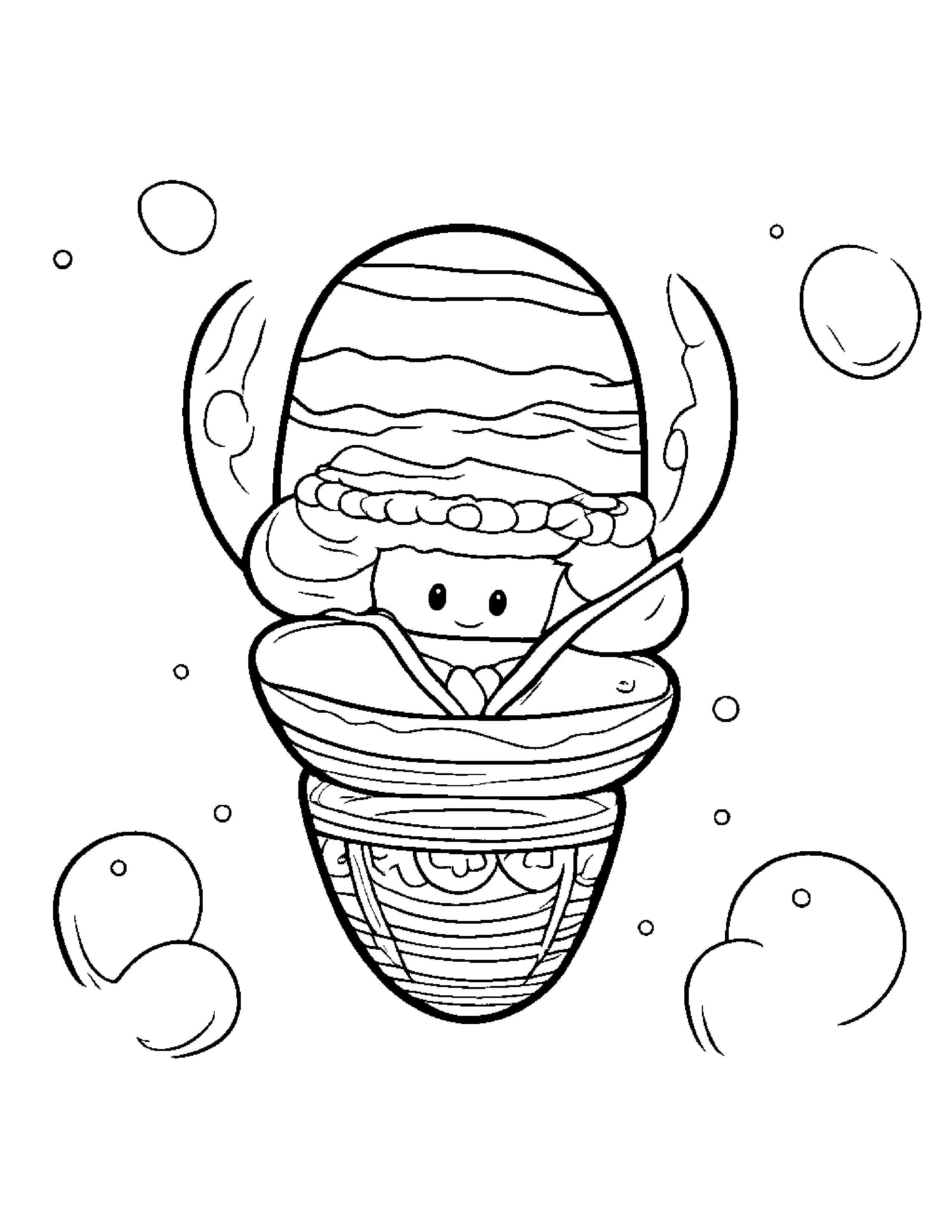 Cuddly Maracas #2 Coloring Page (Free Printable PDF)