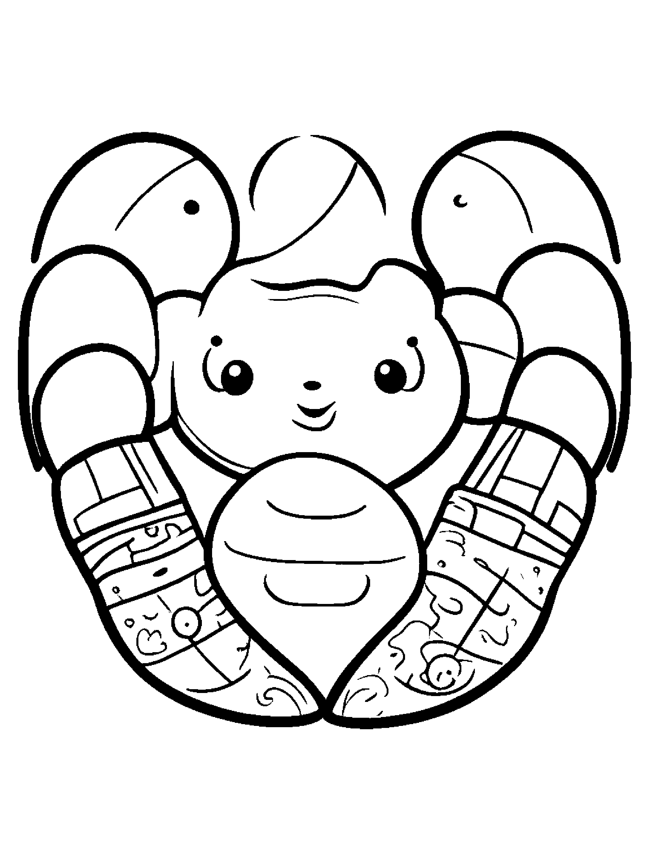 Cuddly Maracas #4 Coloring Page (Free Printable PDF)