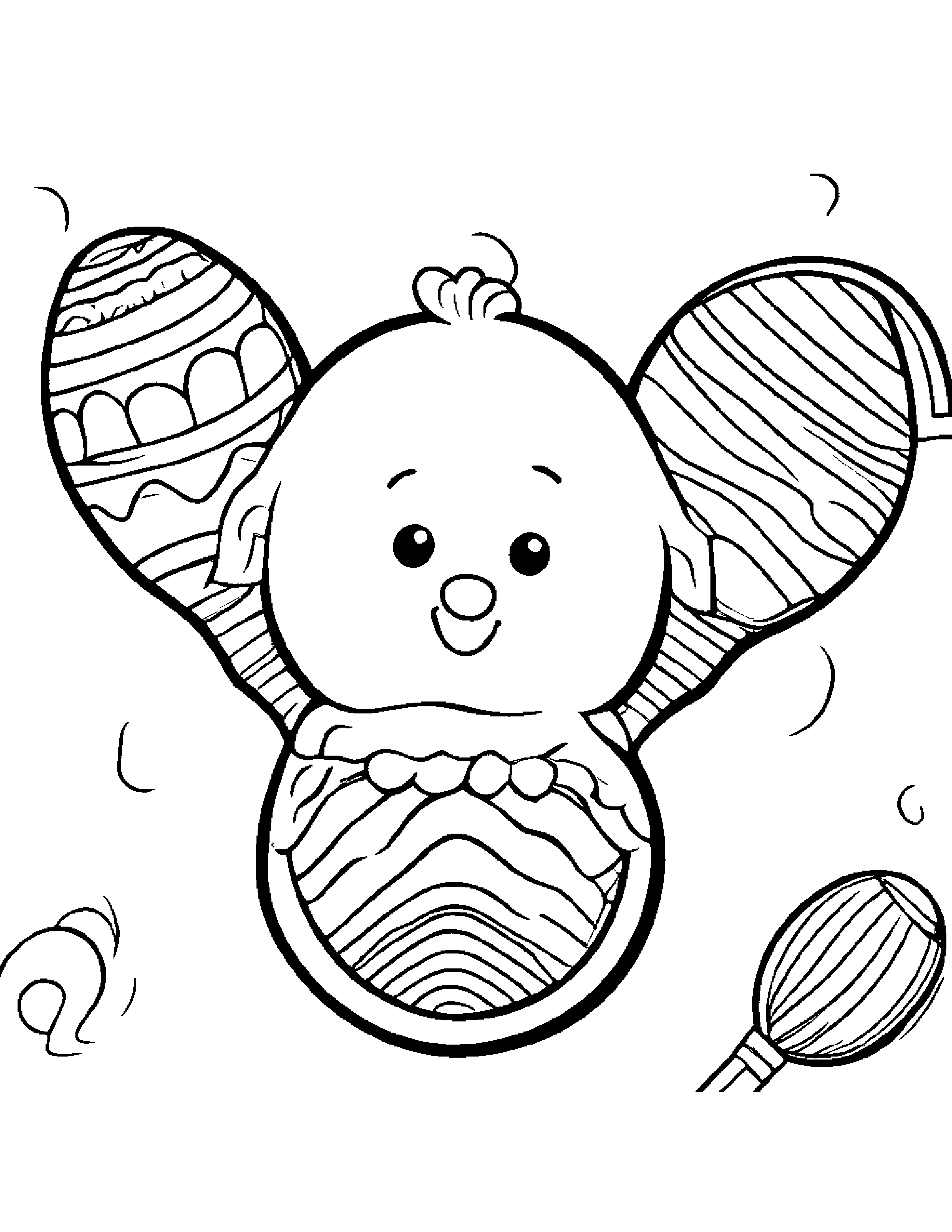 Cuddly Maracas #5 Coloring Page (Free Printable PDF)