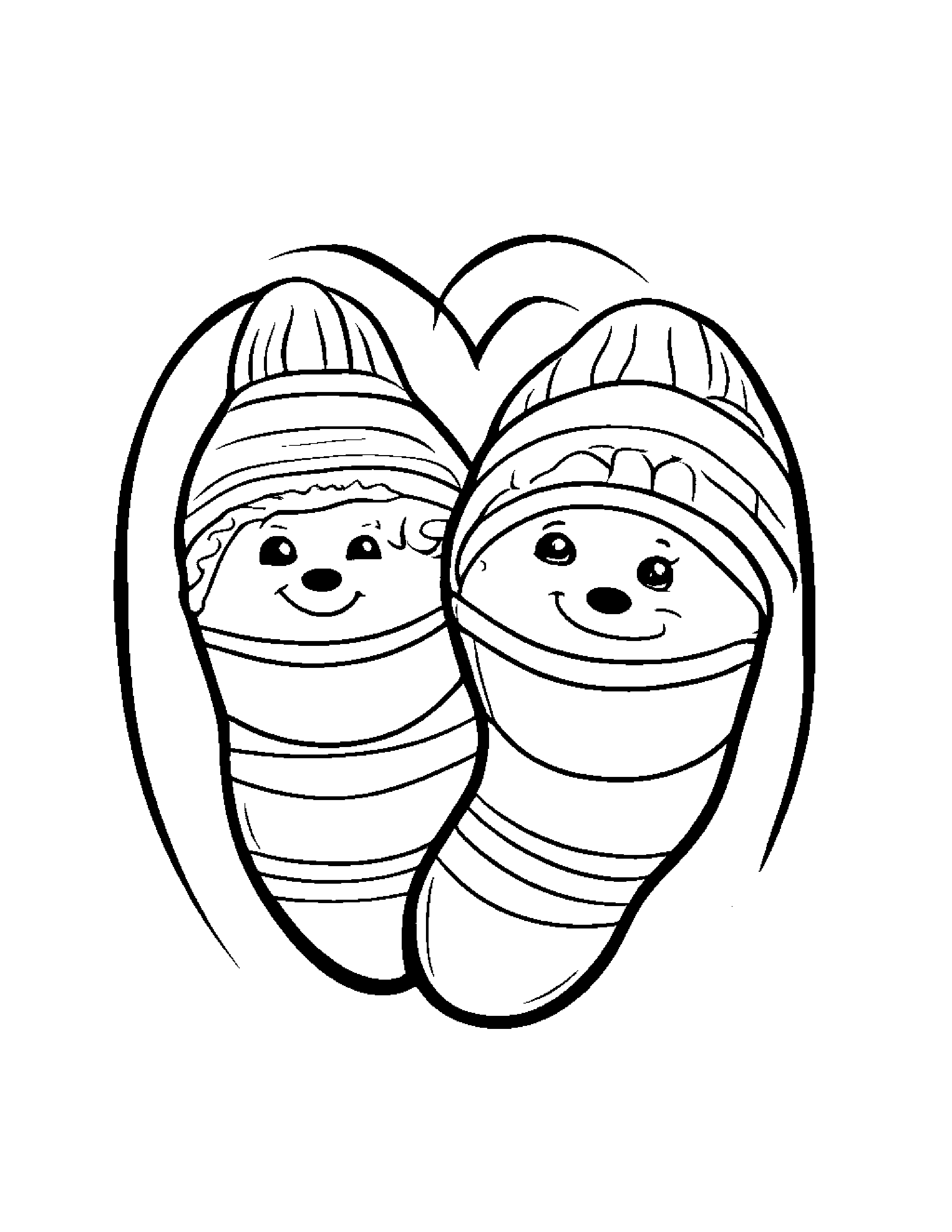 Cuddly Maracas Coloring Page (Free Printable PDF)