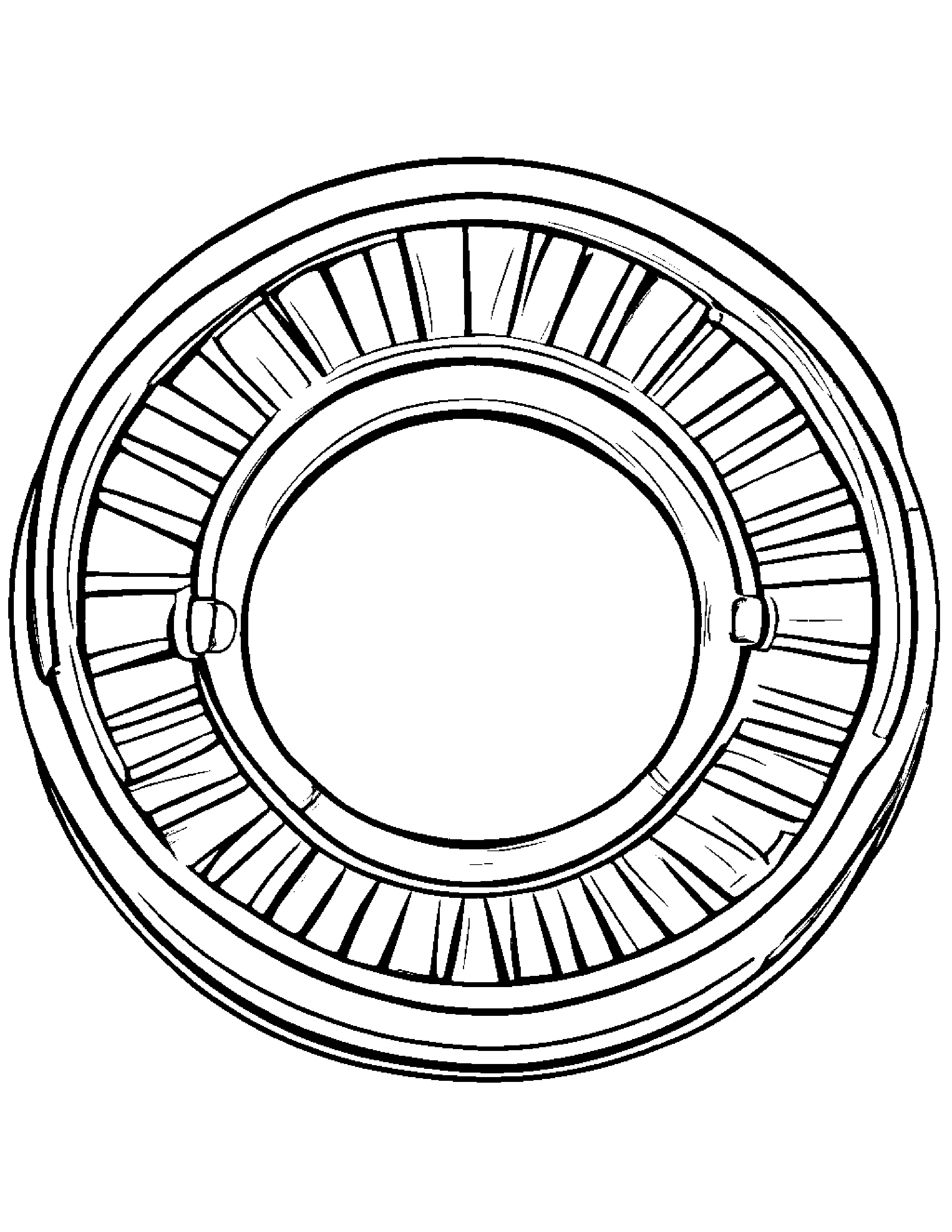 Happy Tambourine #5 Coloring Page (Free Printable PDF)