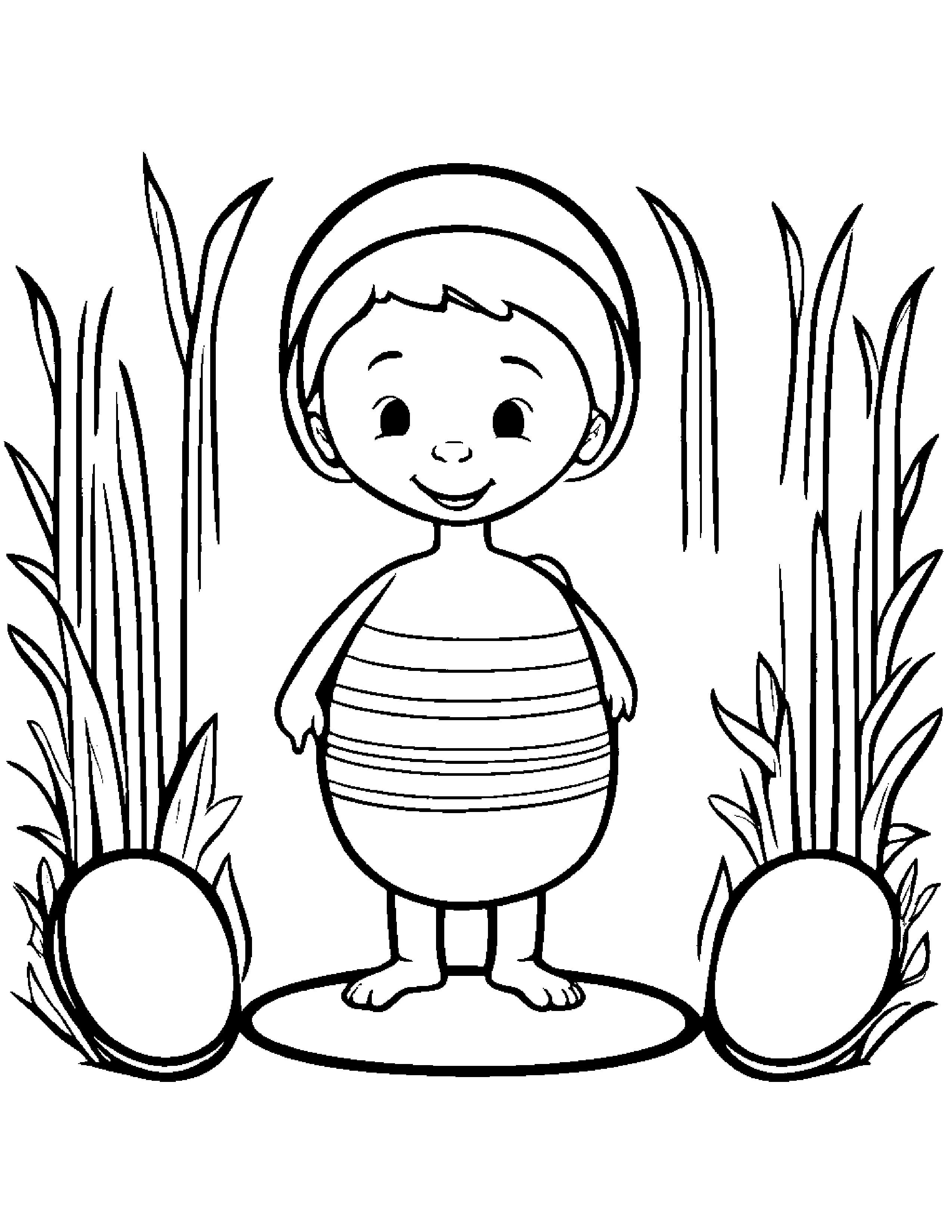 Maracas Playing Hide-And-Seek #2 Coloring Page (Free Printable PDF)