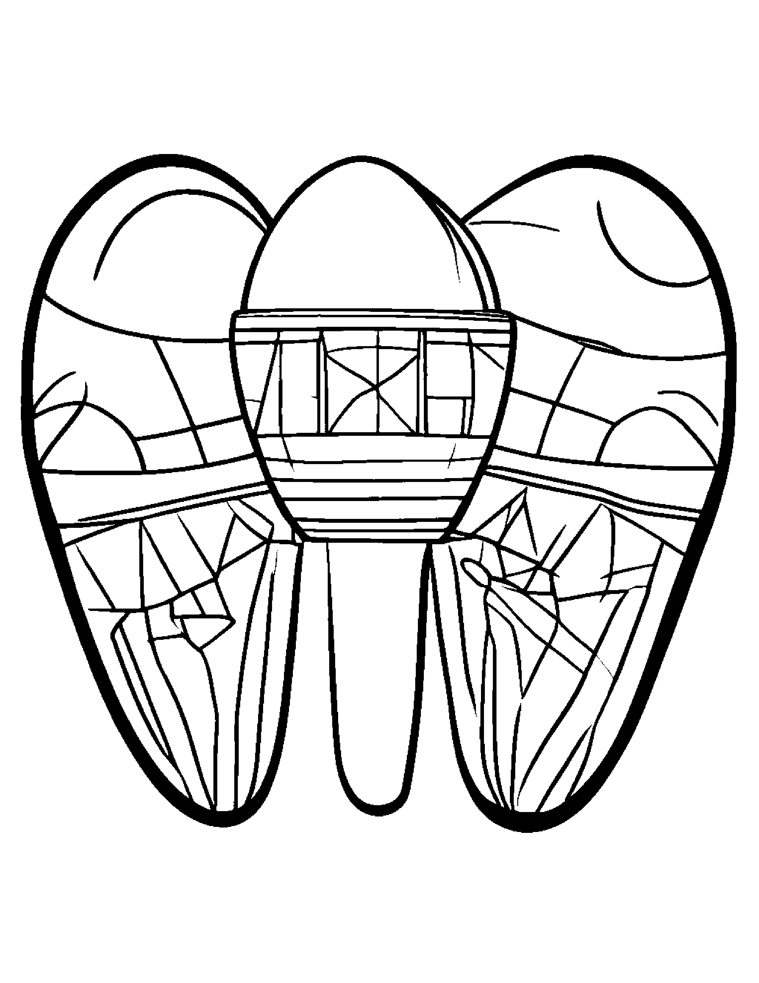 Maracas Practicing Shapes #3 Coloring Page (Free Printable PDF)