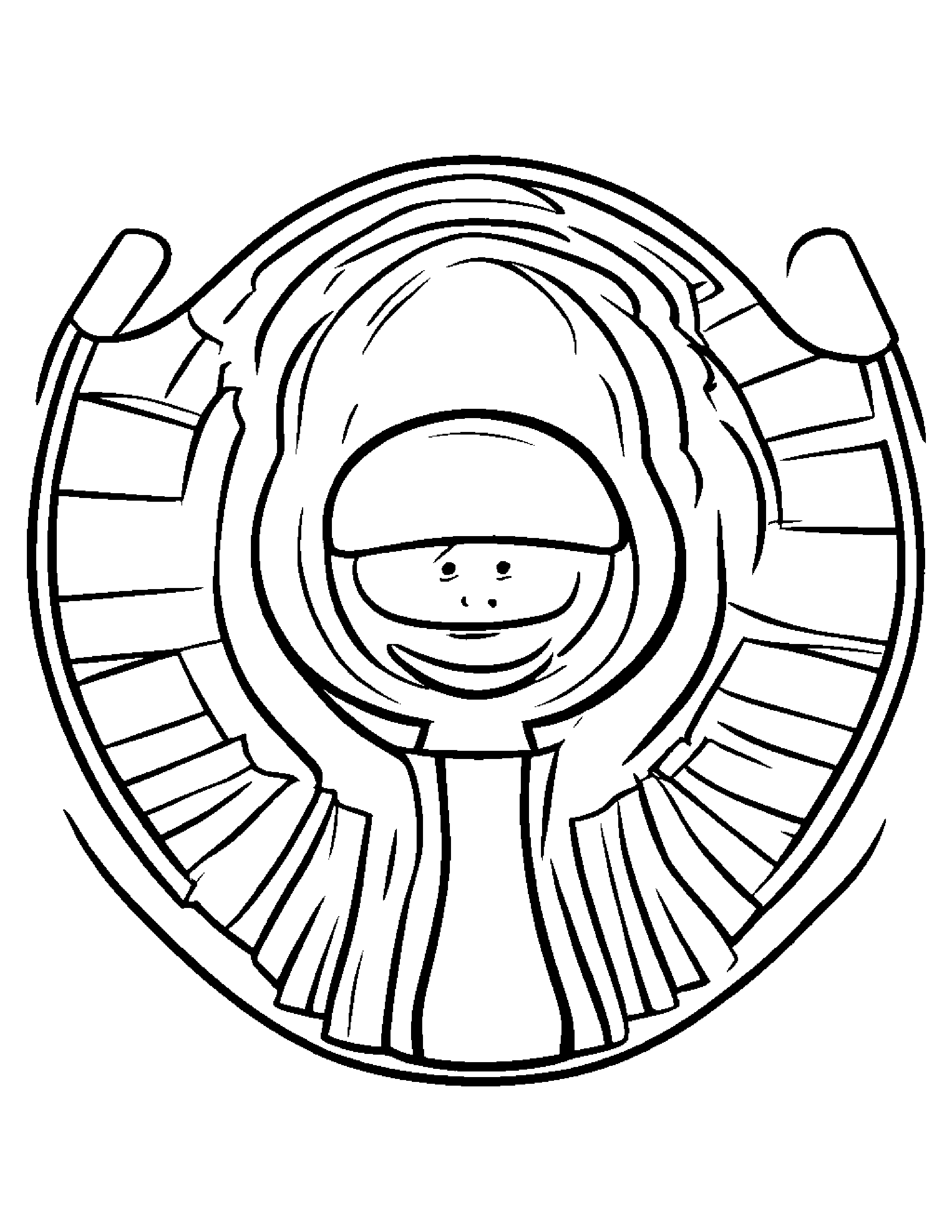 Maracas Waving #3 Coloring Page (Free Printable PDF)