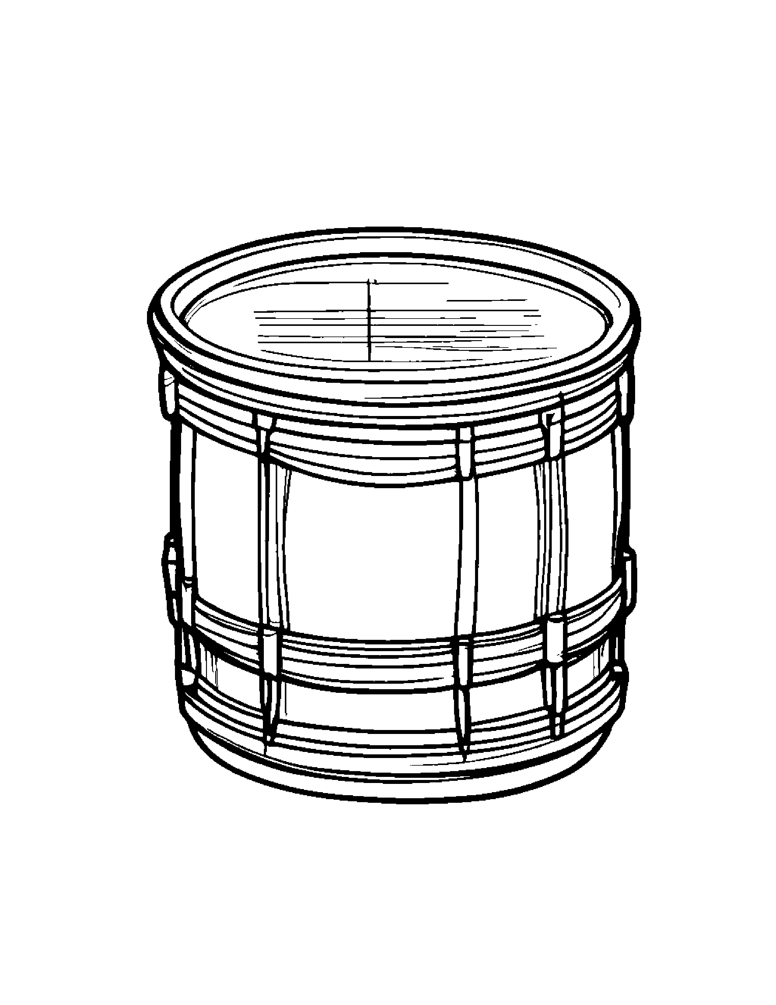 Sprightly Drum #4 Coloring Page (Free Printable PDF)