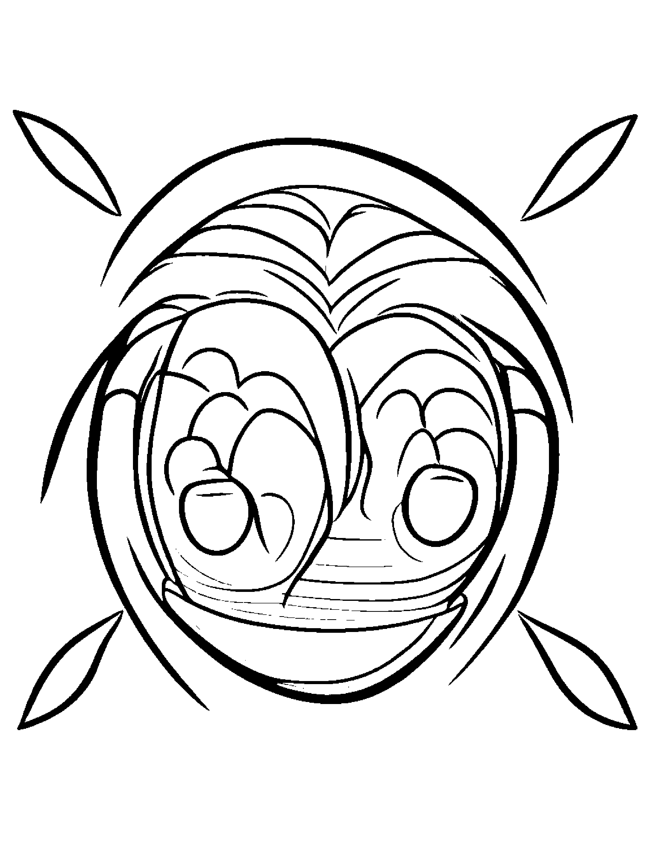 Sunny Maracas #3 Coloring Page (Free Printable PDF)