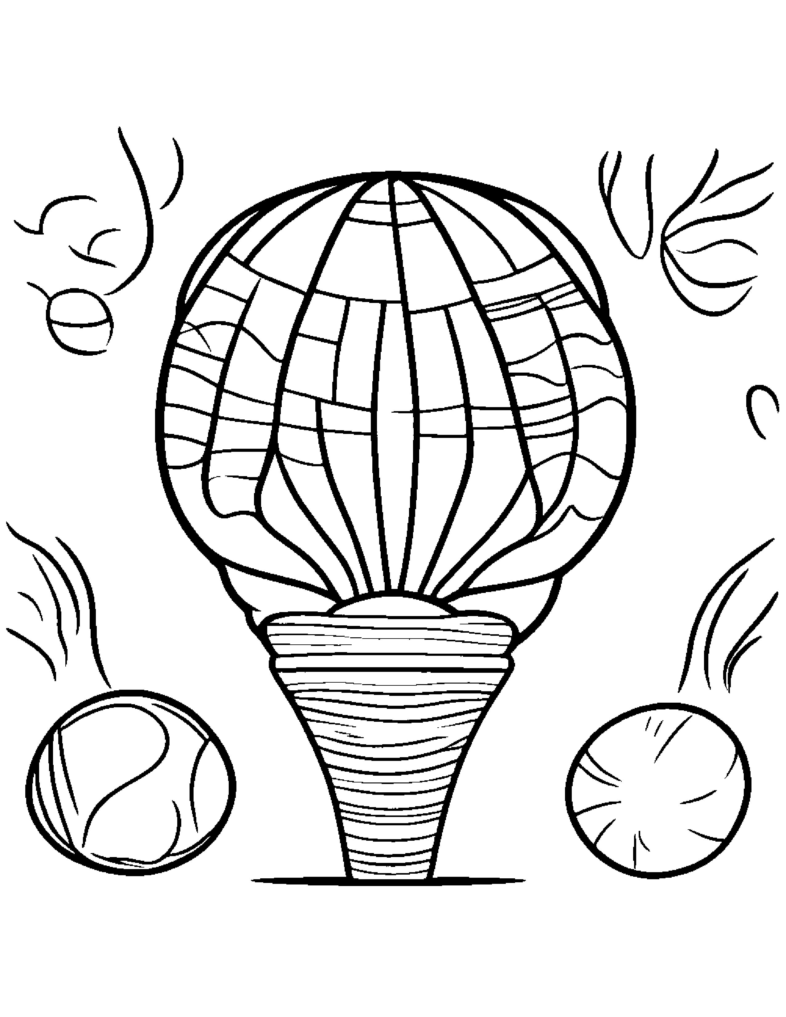 Sunny Maracas Coloring Page (Free Printable PDF)